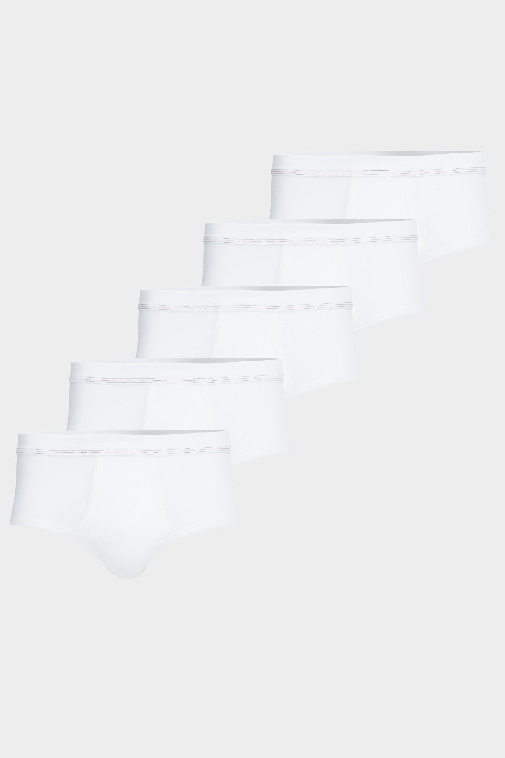 conta Herren Slip mit Eingriff 5er Pack in Farbe weiss Größe 15