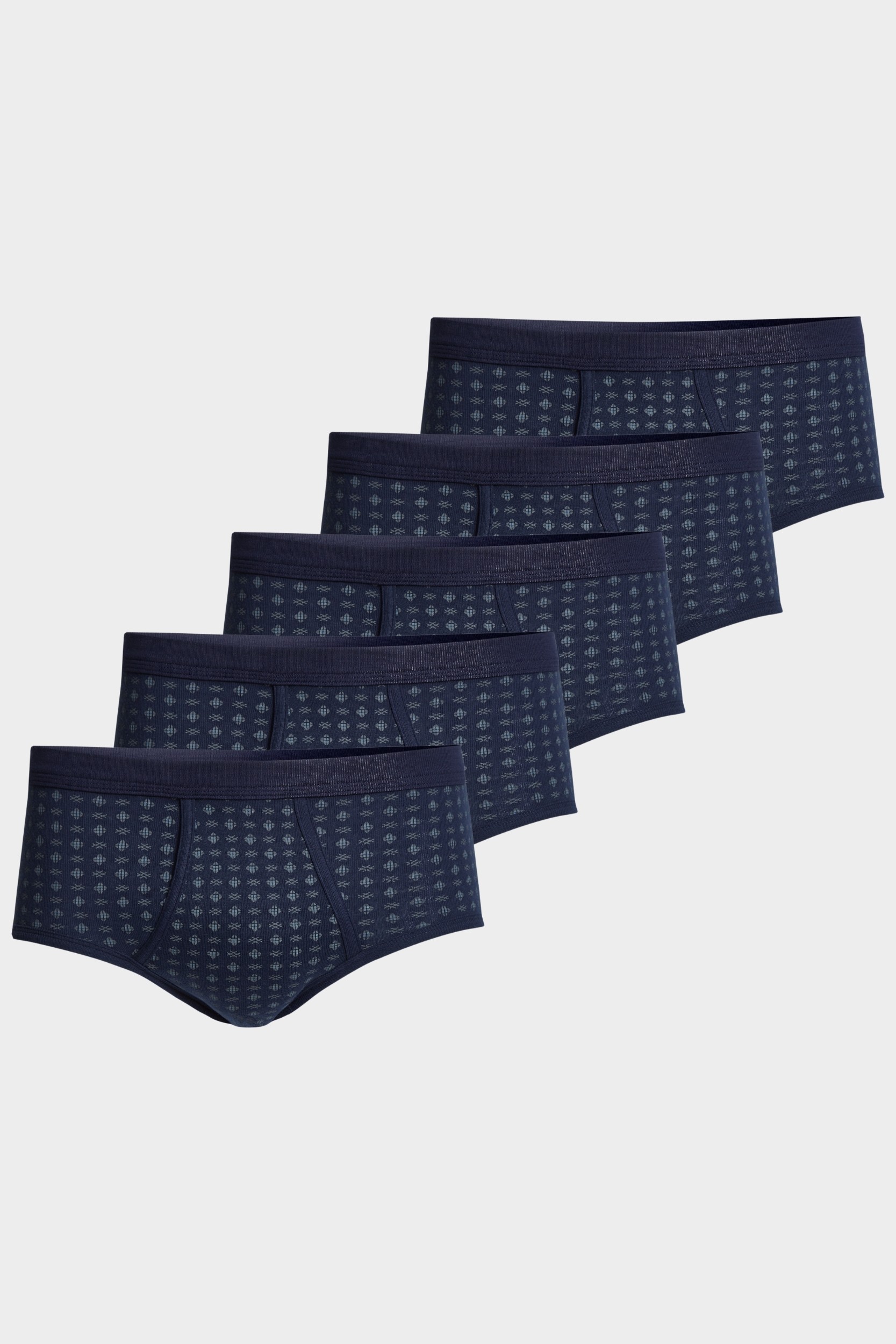 conta Herren Slip mit Eingriff in Farbe Druck marine Größe 10