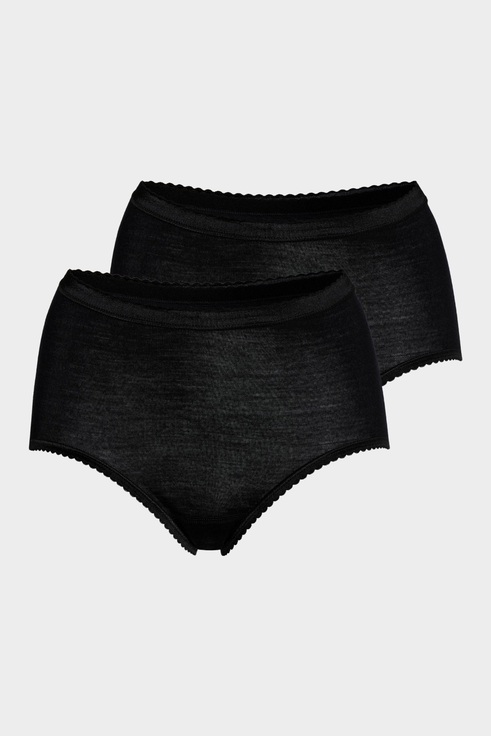 conta Damen Taillenslip Merino in Farbe schwarz Größe 46