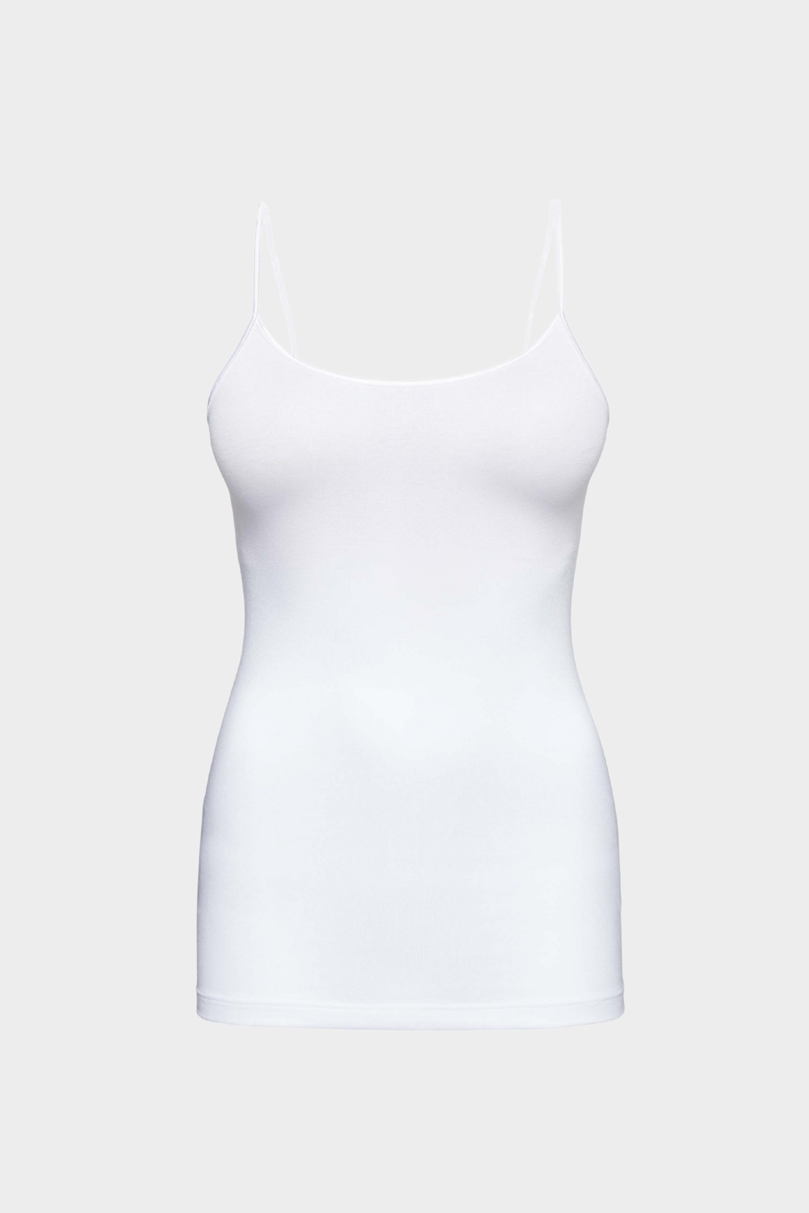 conta Damen Trägerhemd mit Glanzband in Farbe weiss Größe 42