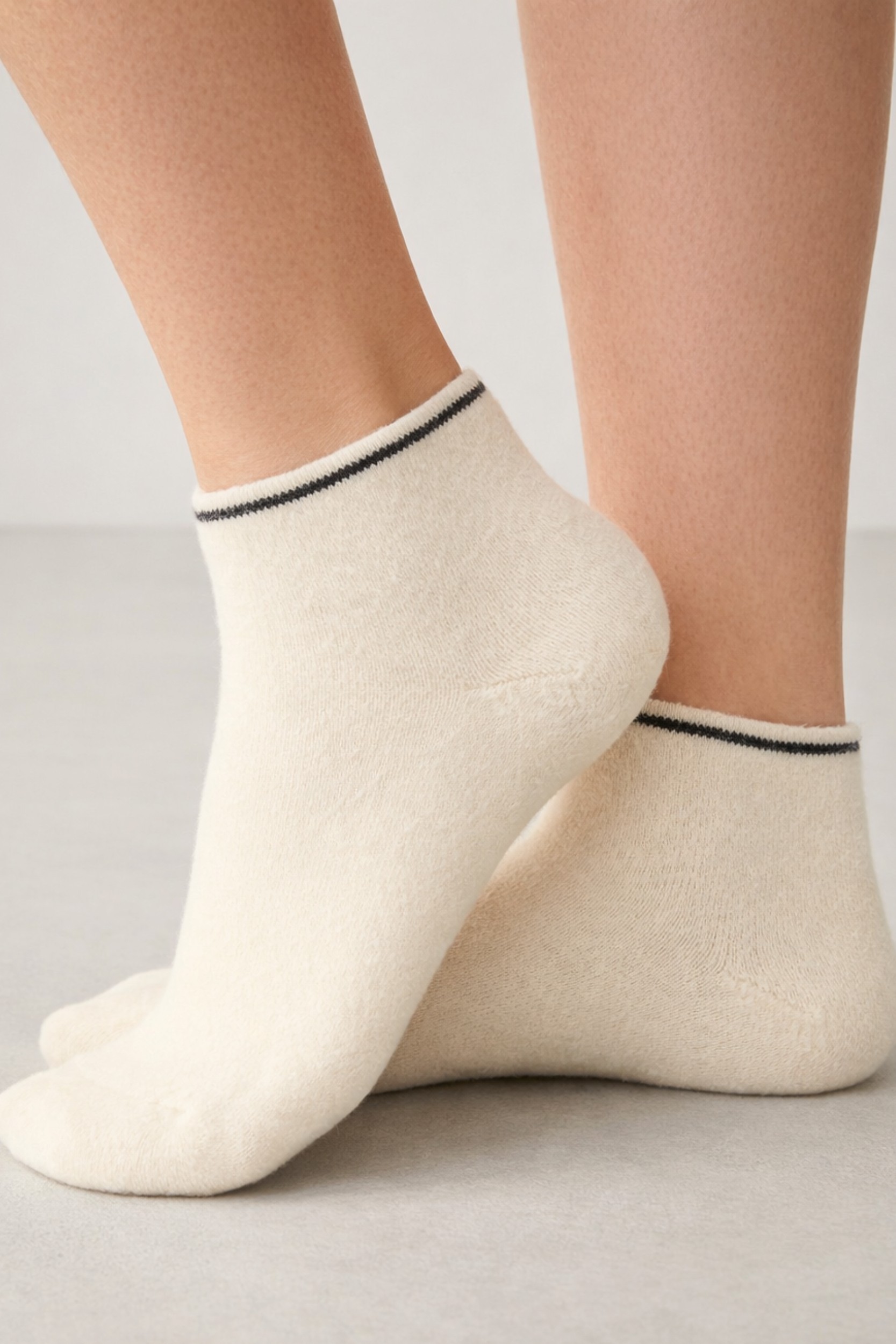 Fußwärmer Angora Damen