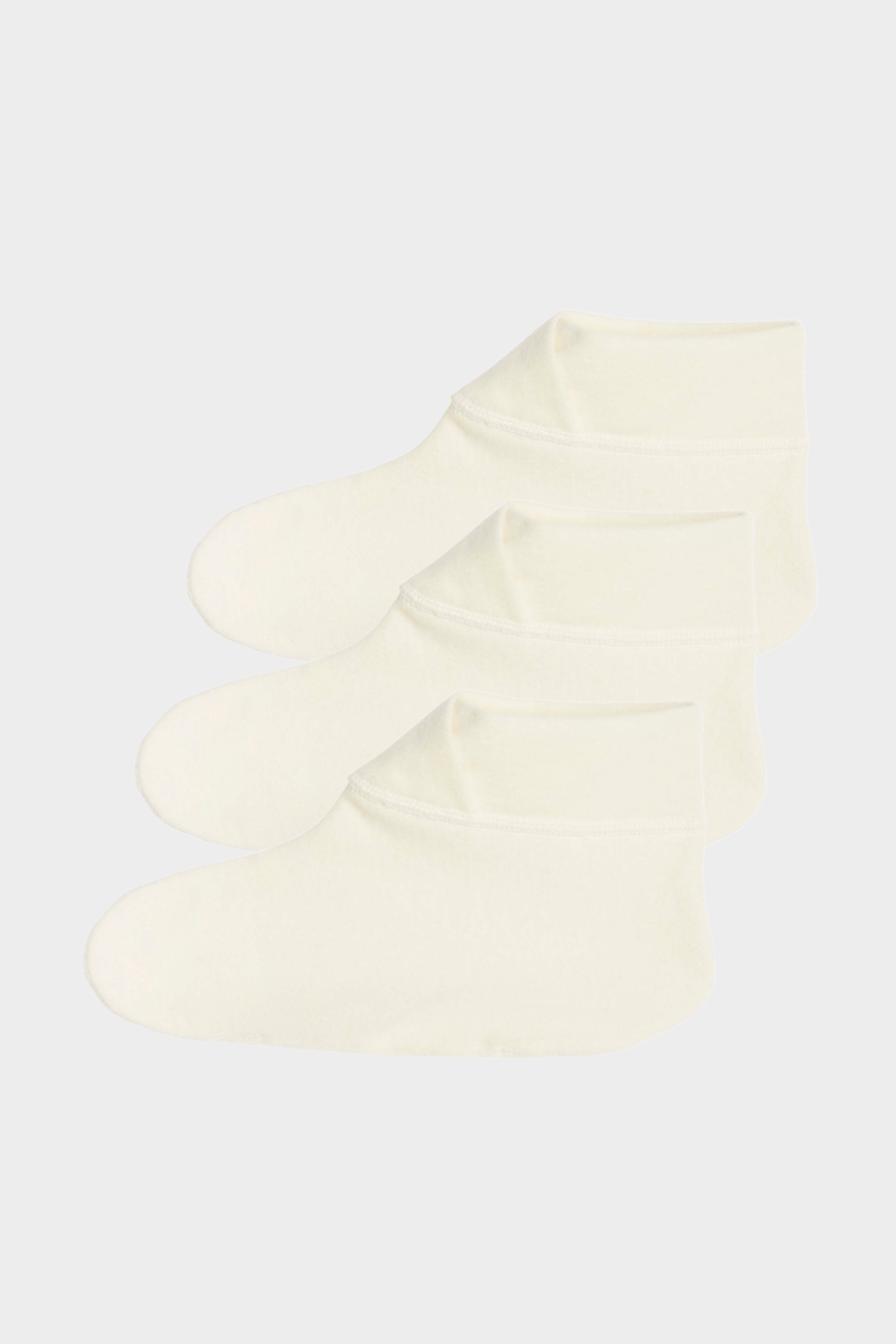 conta Herren Bettsocken 3er Pack in Farbe wollweiß Größe S