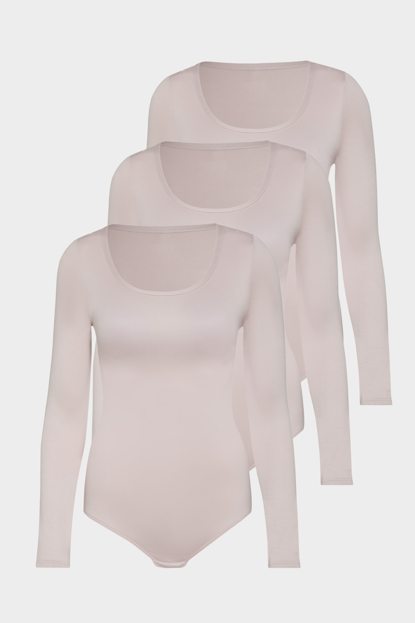 conta Damen langarm Body in Farbe perlmutt Größe 42