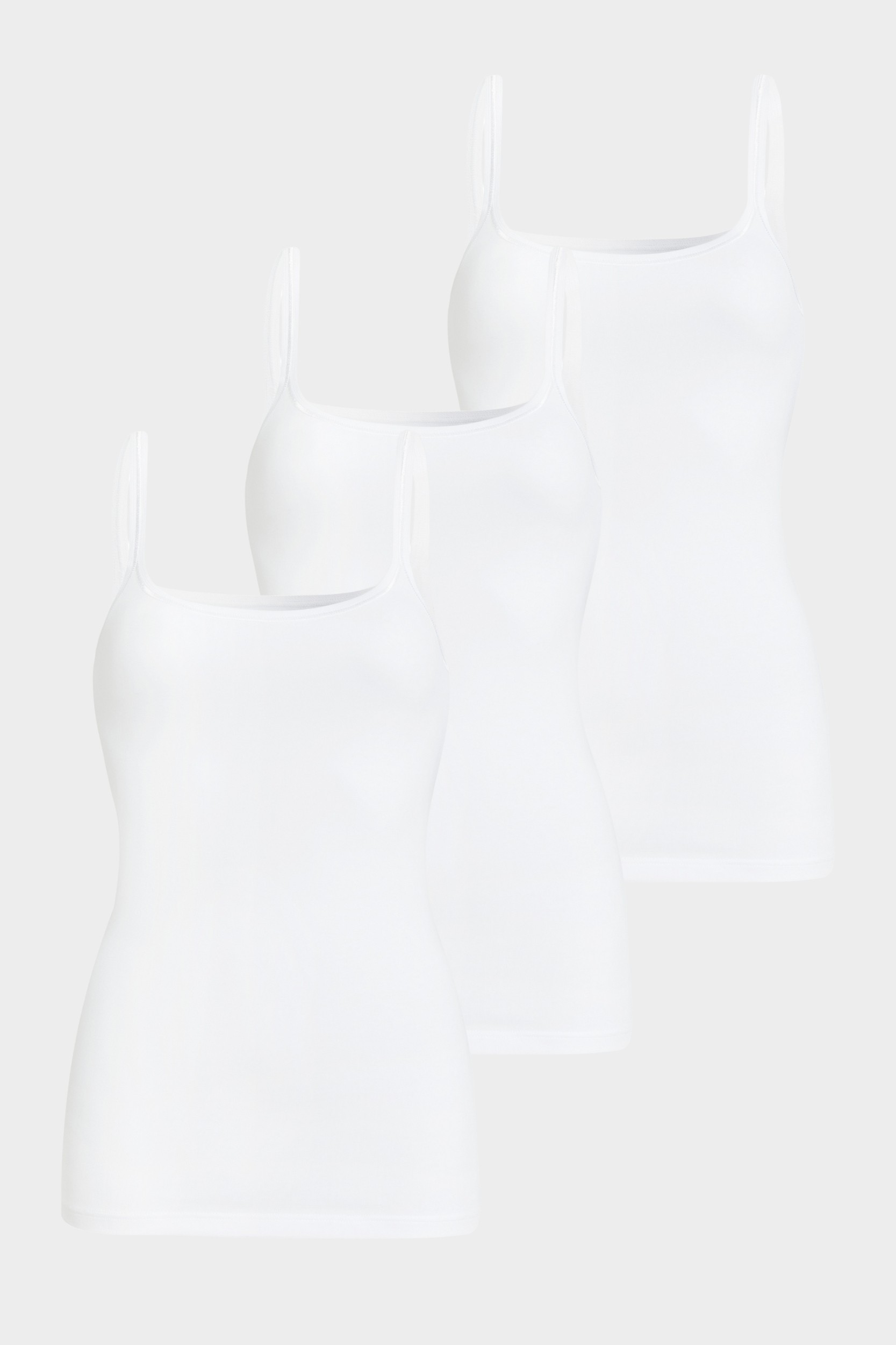 conta Damen Trägertop in Farbe weiss Größe 48