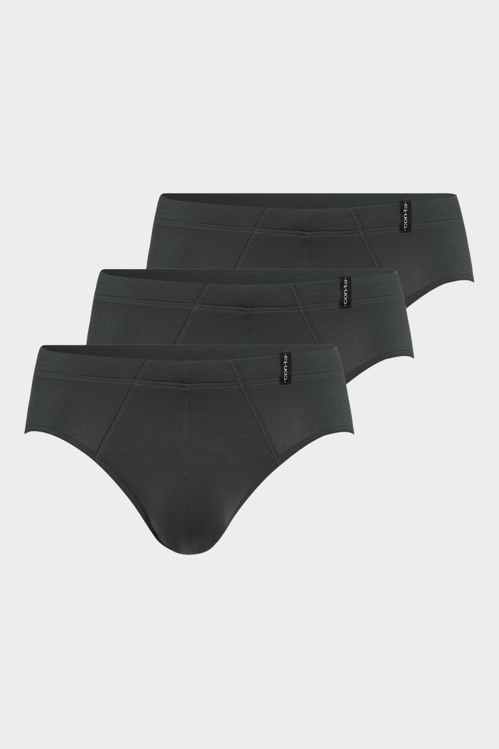conta Herren Slip 3er Pack in Farbe graphit Größe 6