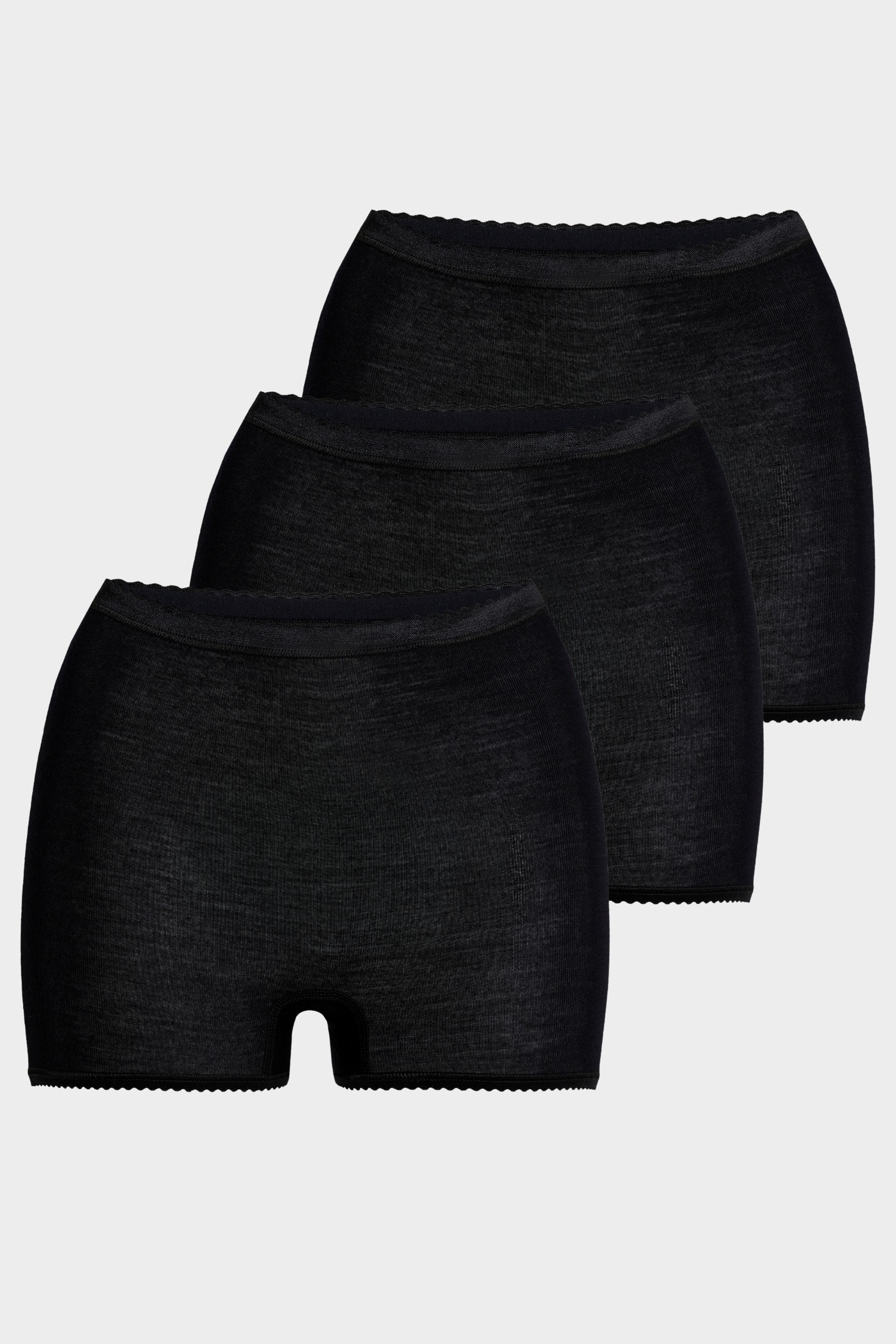 conta Damen Pagenschlüpfer Merino in Farbe schwarz Größe 52