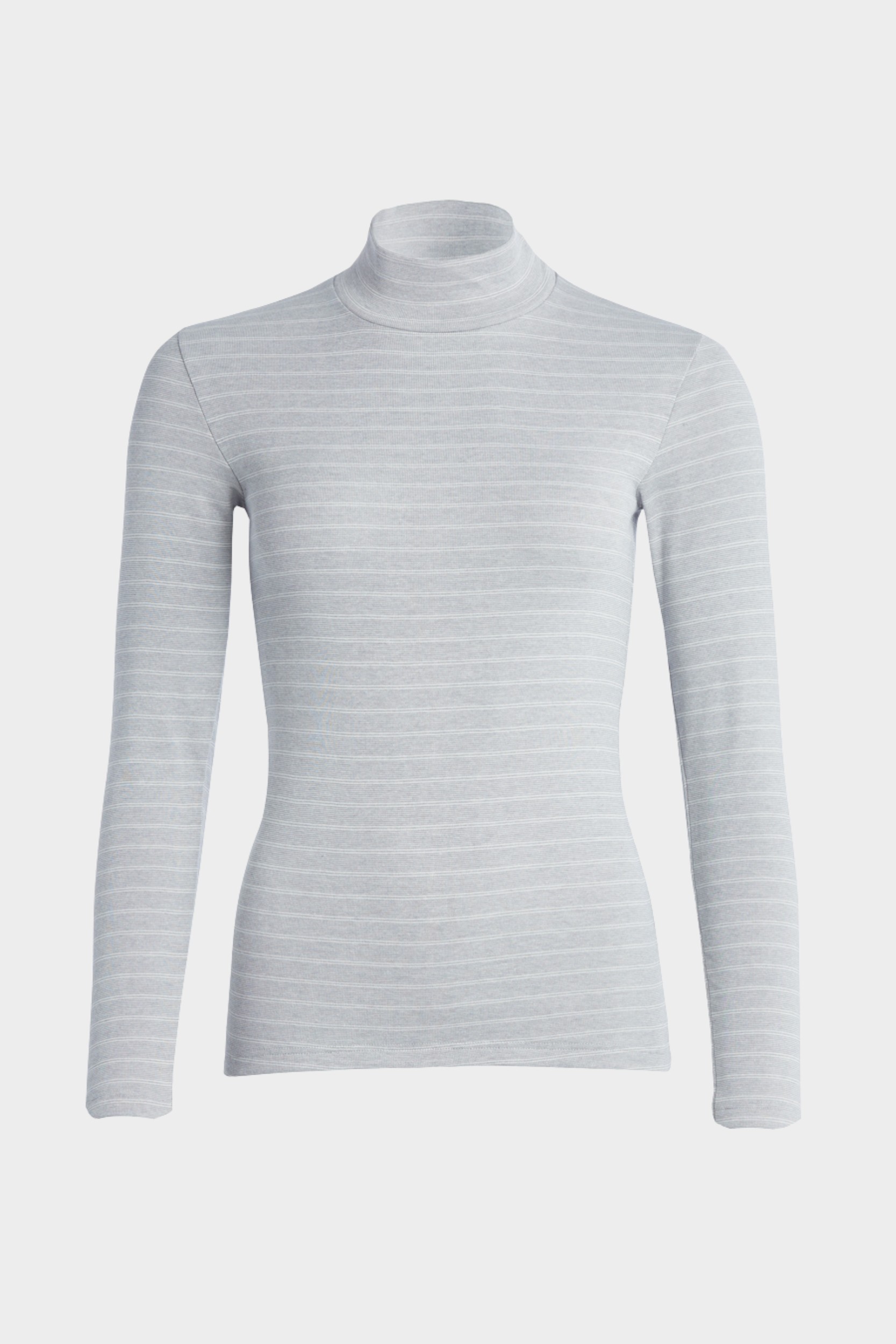 conta Damen Shirt 1/1 Arm mit Stehkragen in Farbe sterling geringelt Größe 42