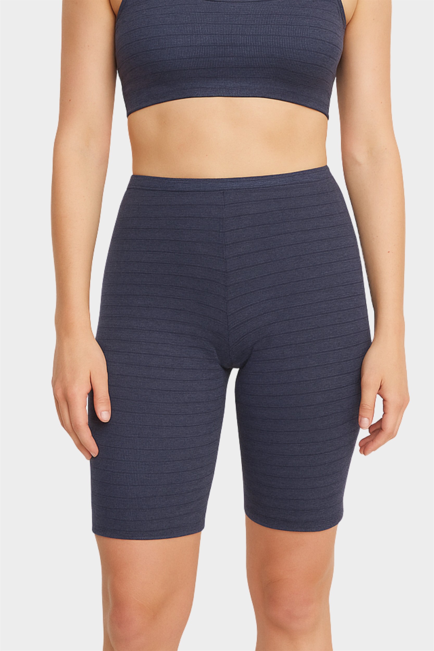 conta Damen Thermo Radlerhose 3er Pack in Farbe marine geringelt Größe 36