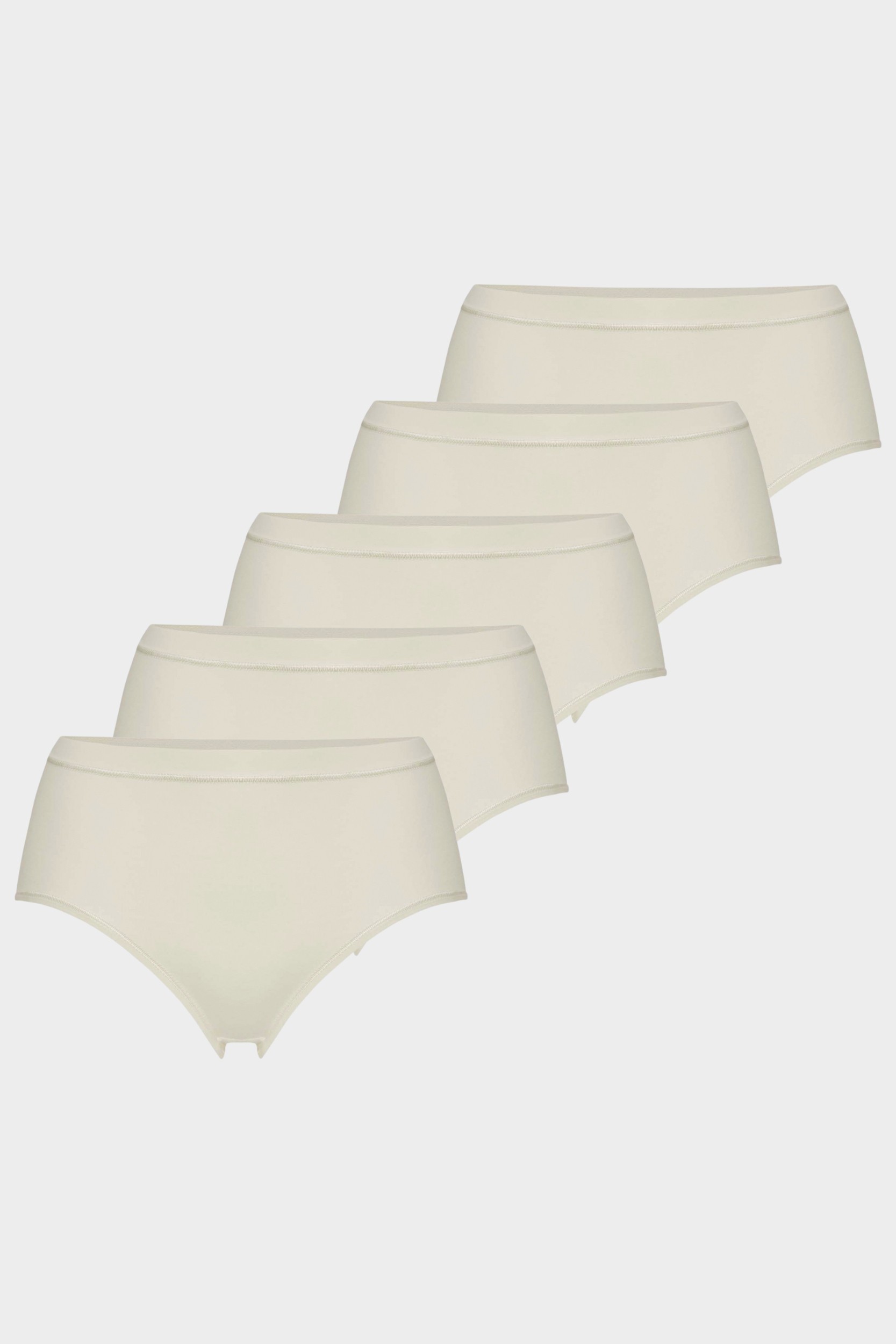 conta Damen Slip Maxi 5er Pack in Farbe ecru Größe 48