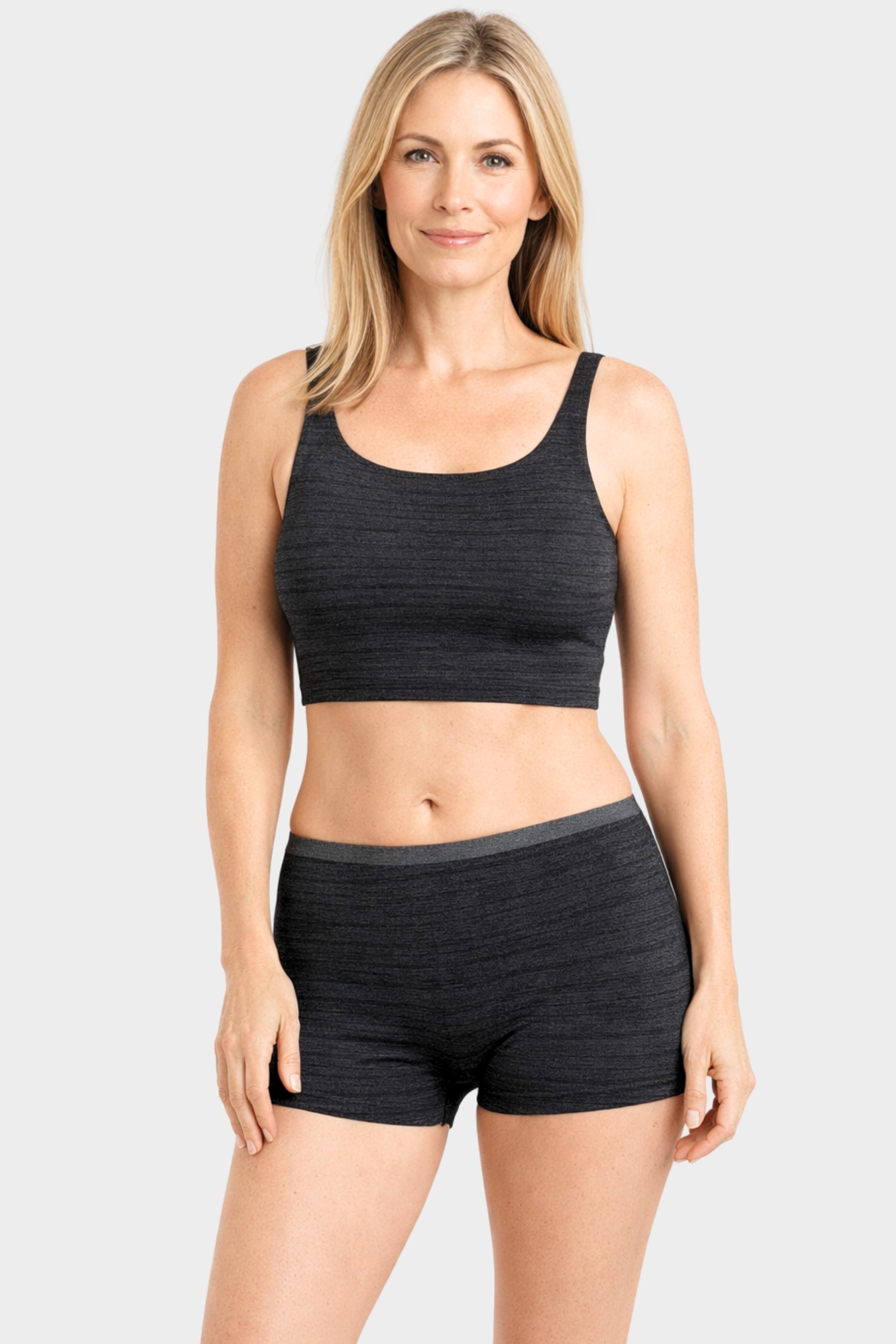 conta Damen Thermo Panty in Farbe schwarz geringelt Größe 36