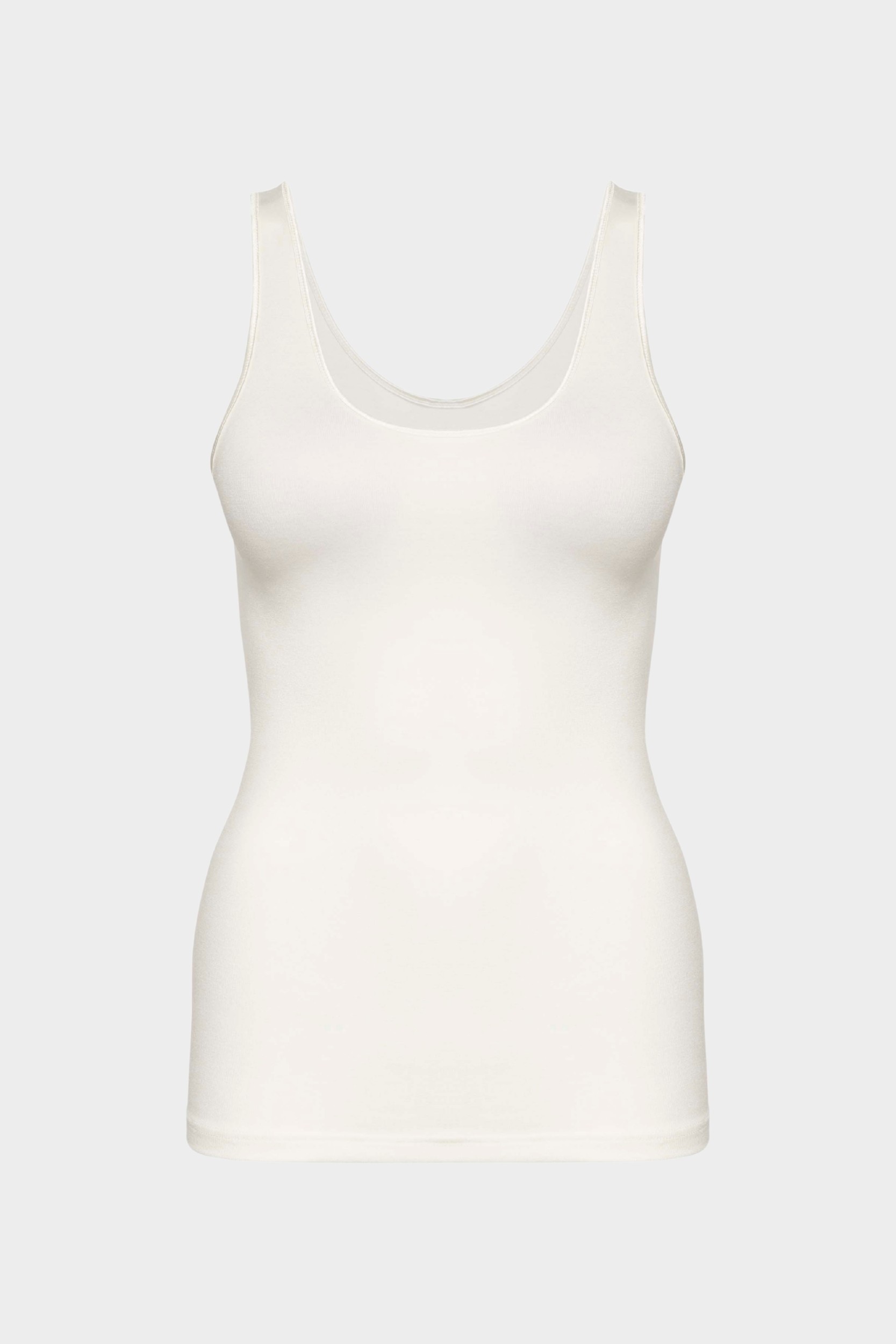 conta Damen Achselhemd mit Glanzband in Farbe ecru Größe 48