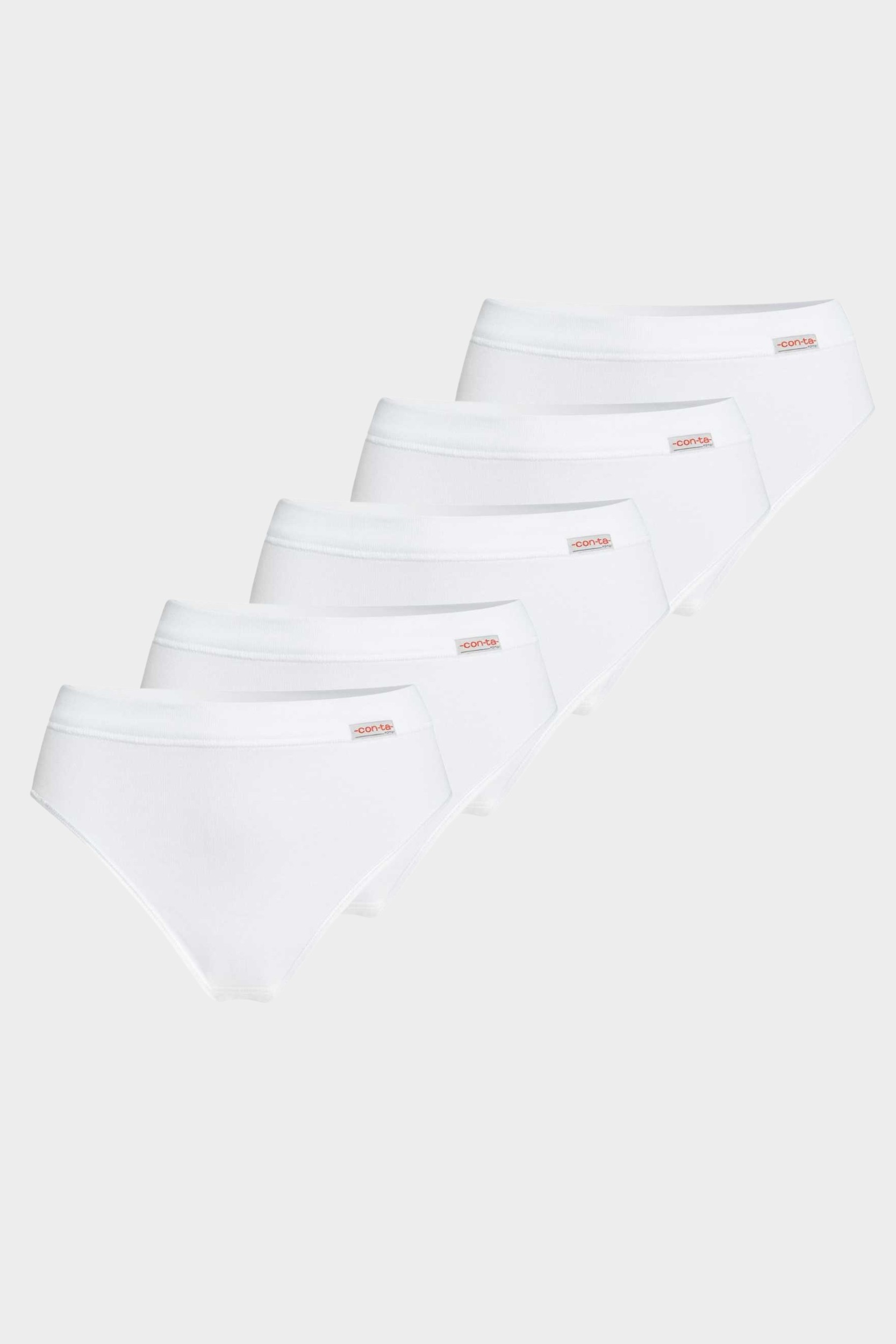 conta Damen Sportslip 5er Pack in Farbe weiss Größe 52