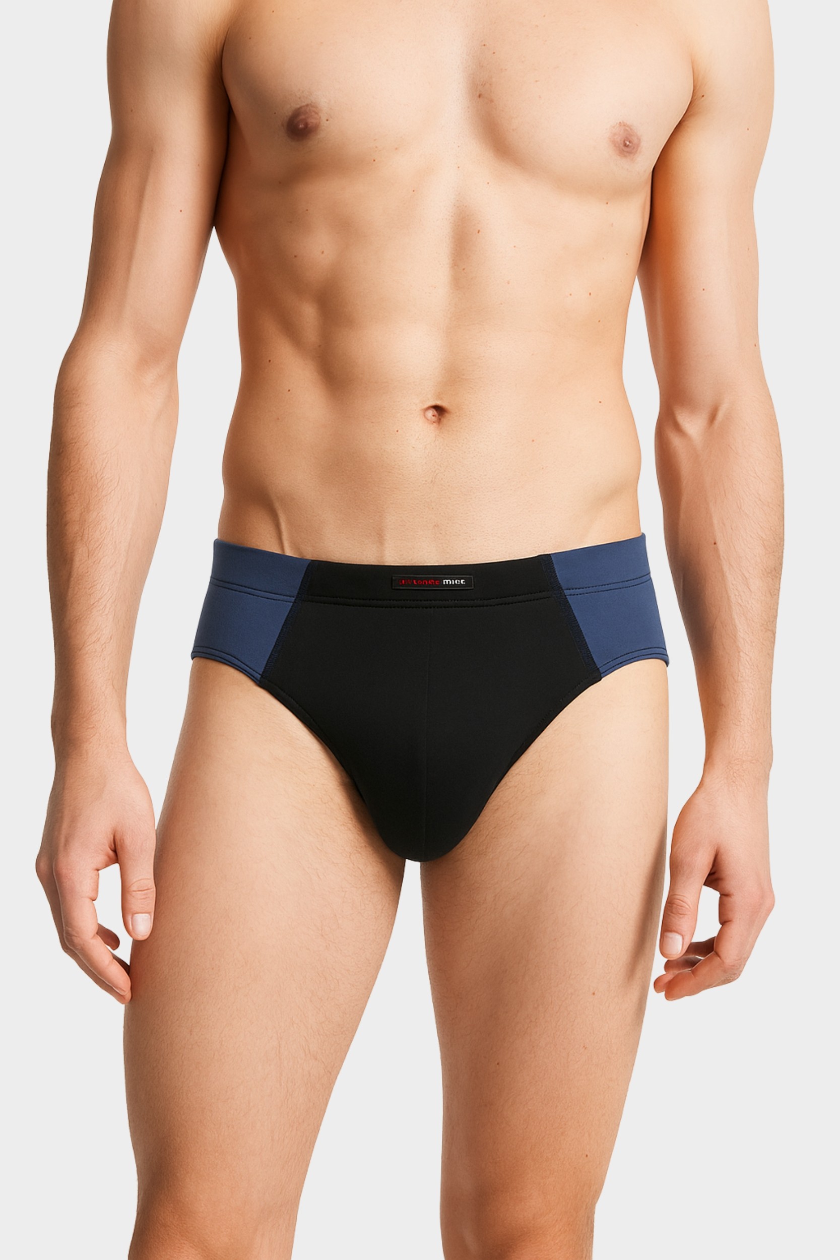 conta Herren Slip in Farbe schwarz/ozean Größe 7