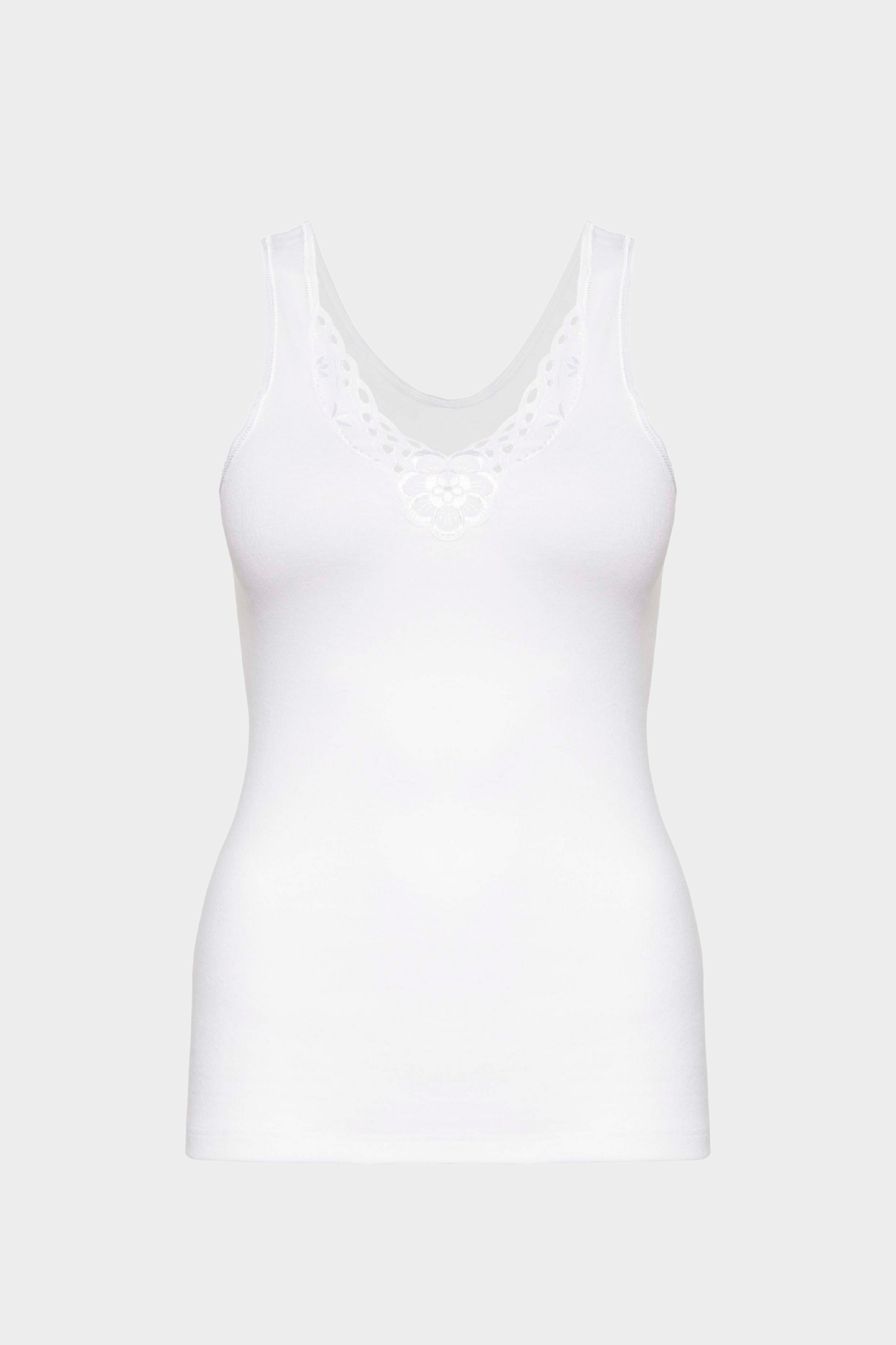 conta Damen Achselhemd mit Motiv in Farbe weiss Größe 40