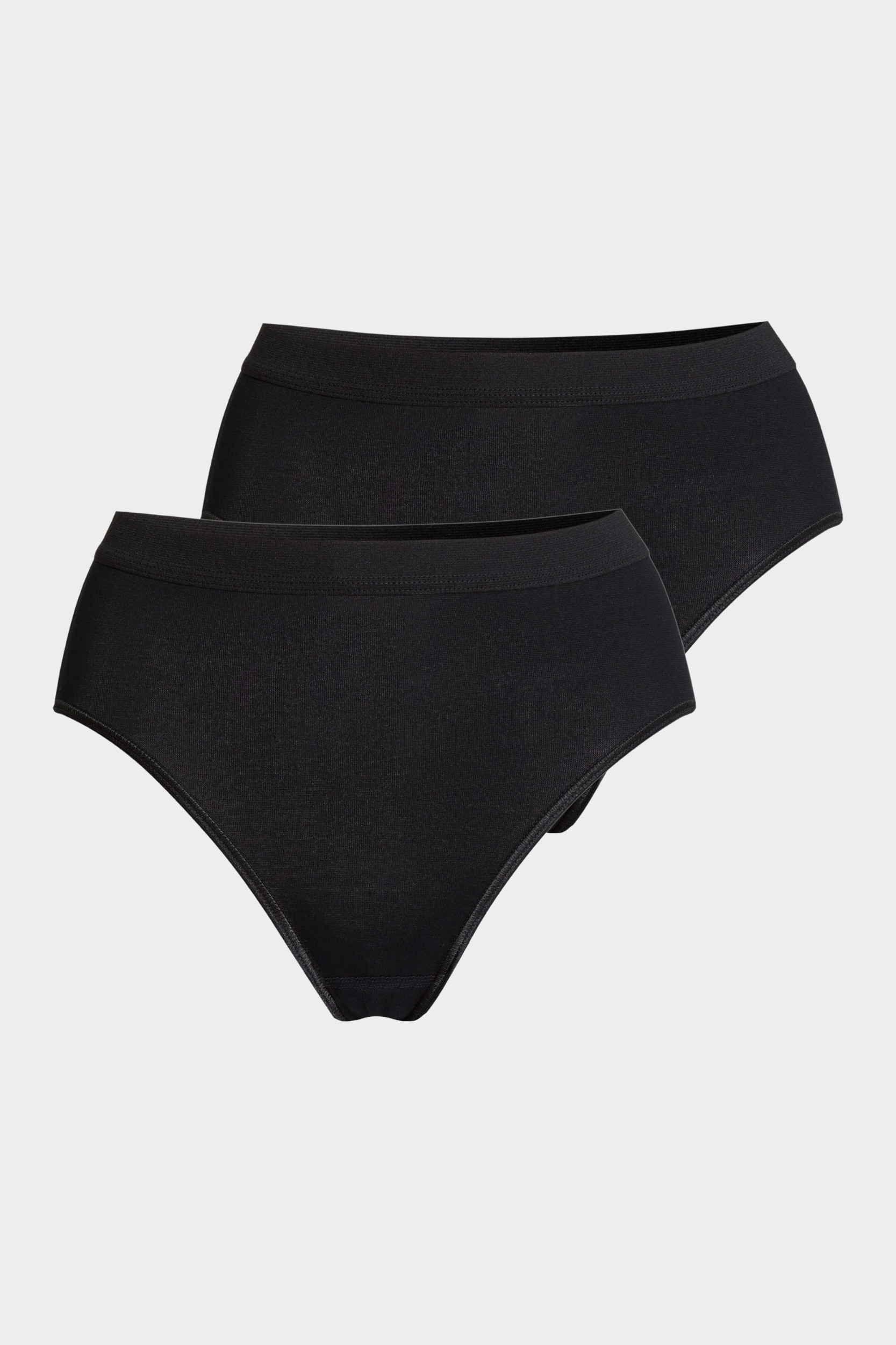 conta Damen Slip 2er Pack in Farbe schwarz Größe 38