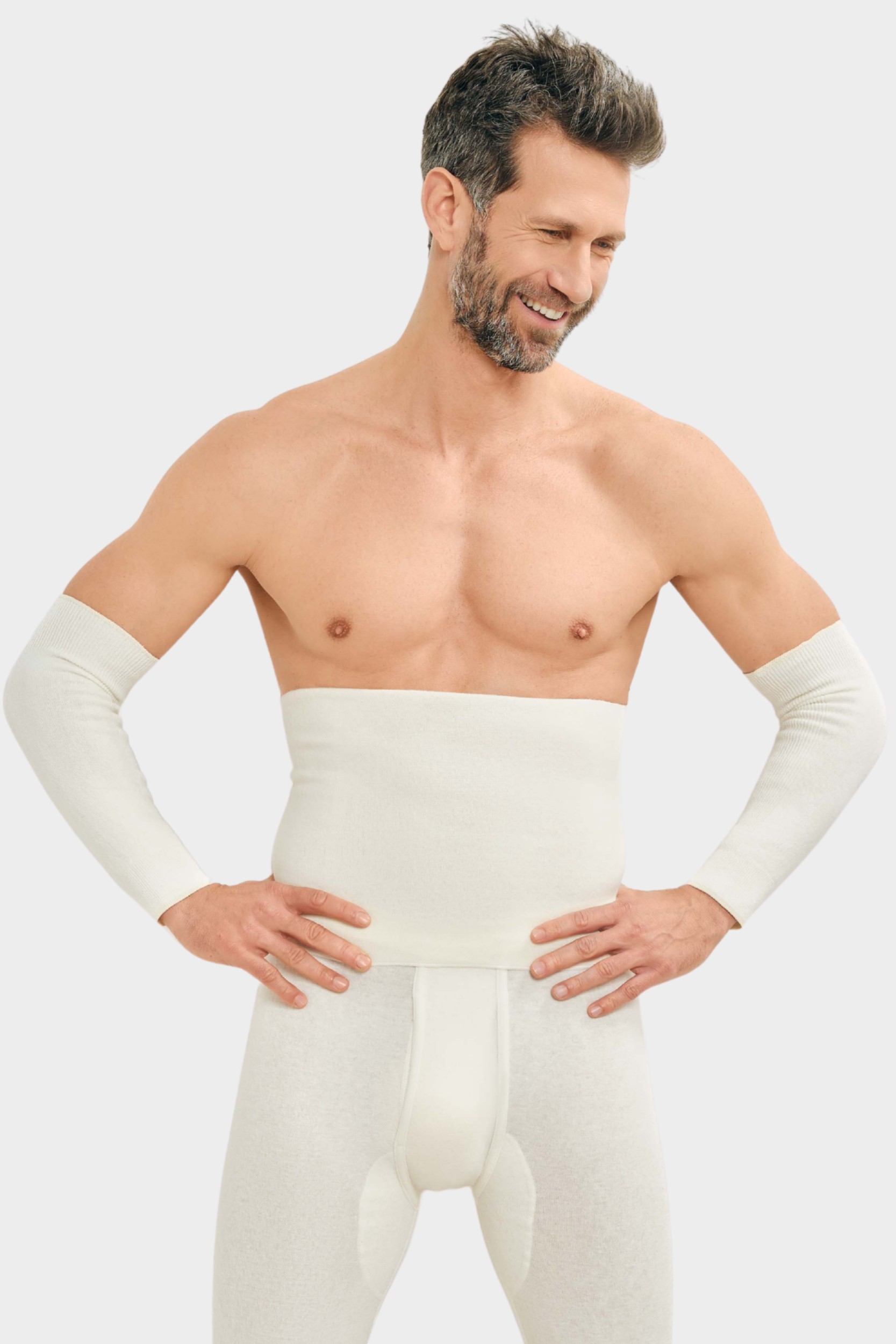 conta Damen Gelenkwärmer Angora/Wolle in Farbe wollweiß Größe XL