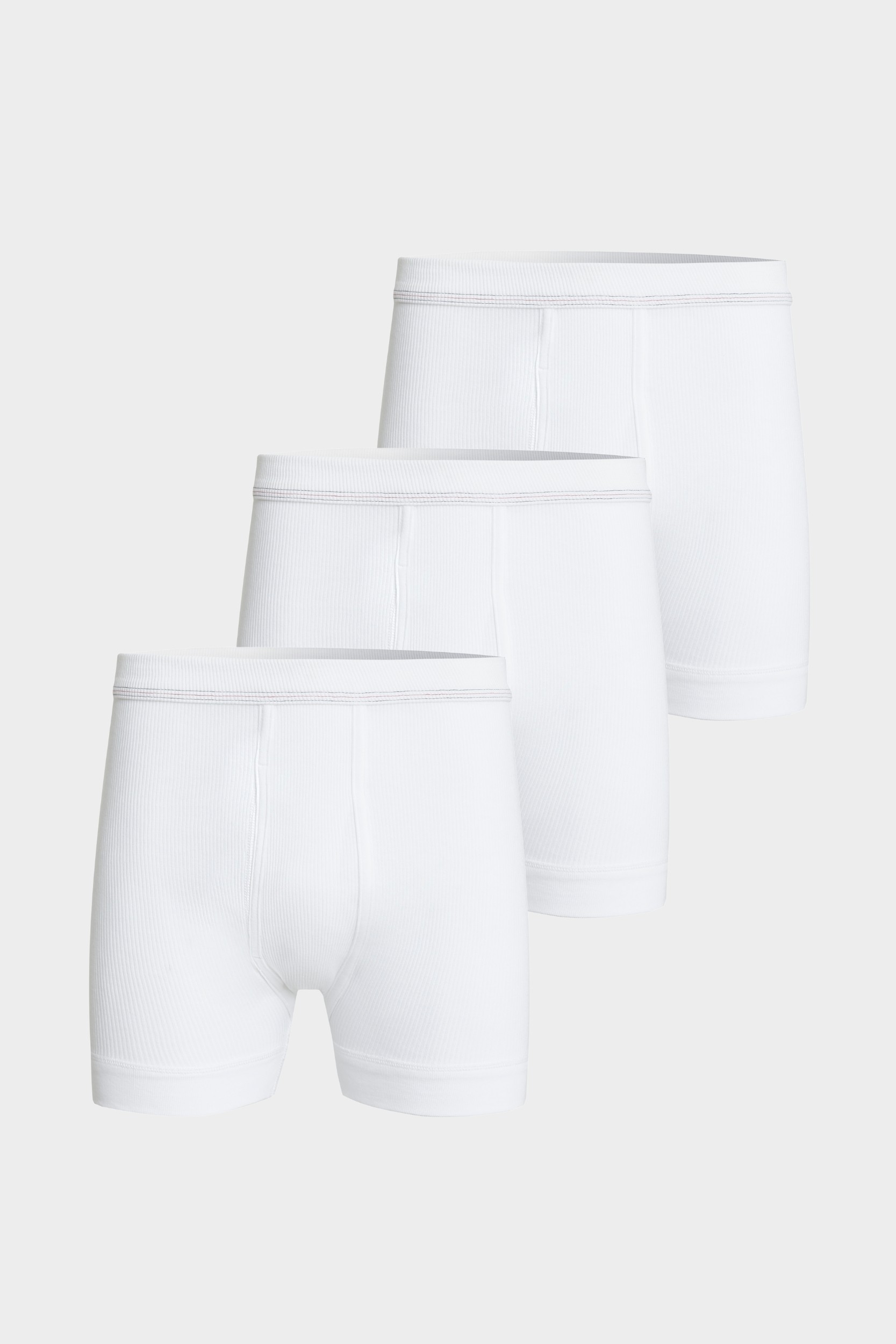 conta Herren Hose kurz 3er Pack in Farbe weiss Größe 5