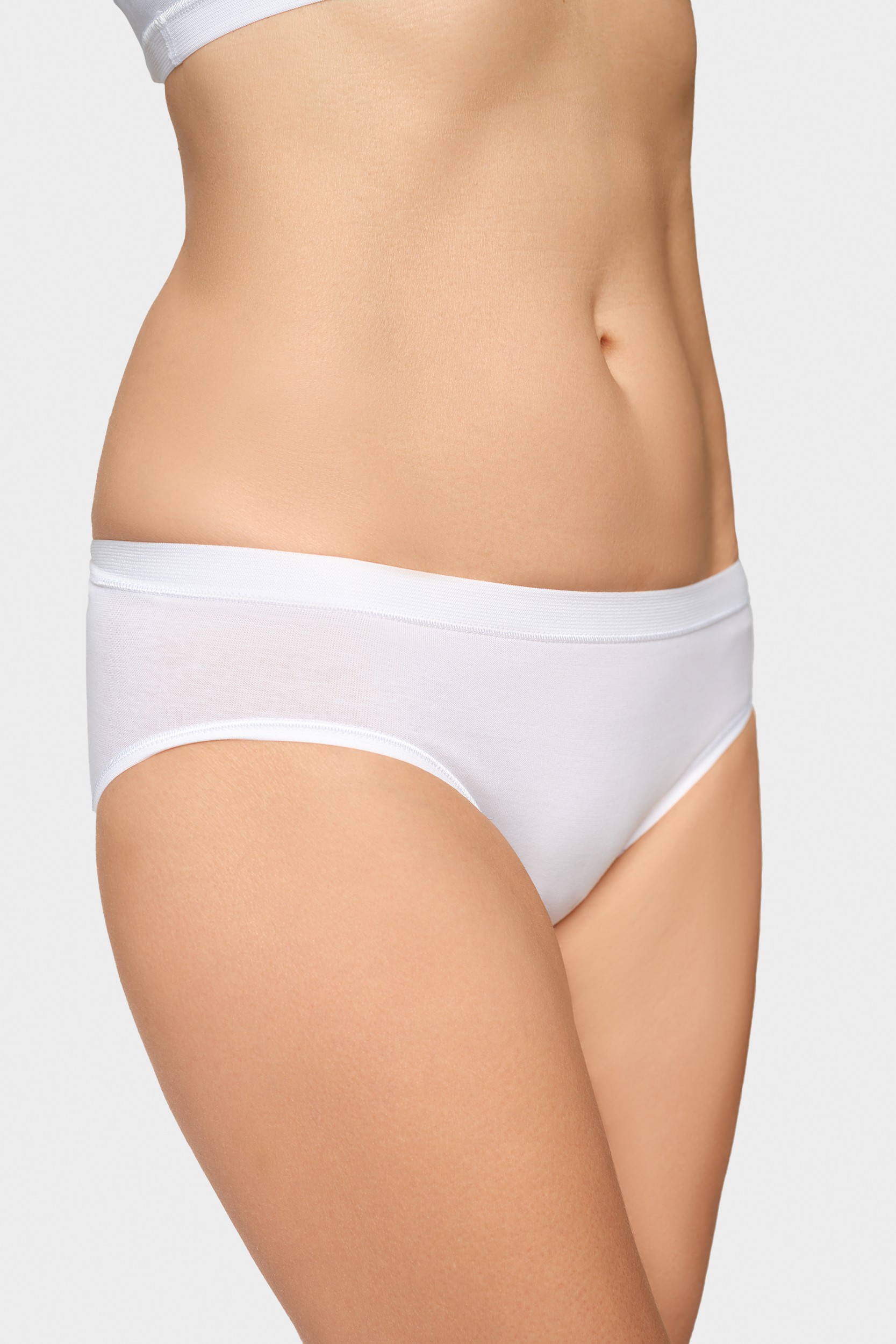 conta Damen Slip Midi in Farbe weiss Größe 48