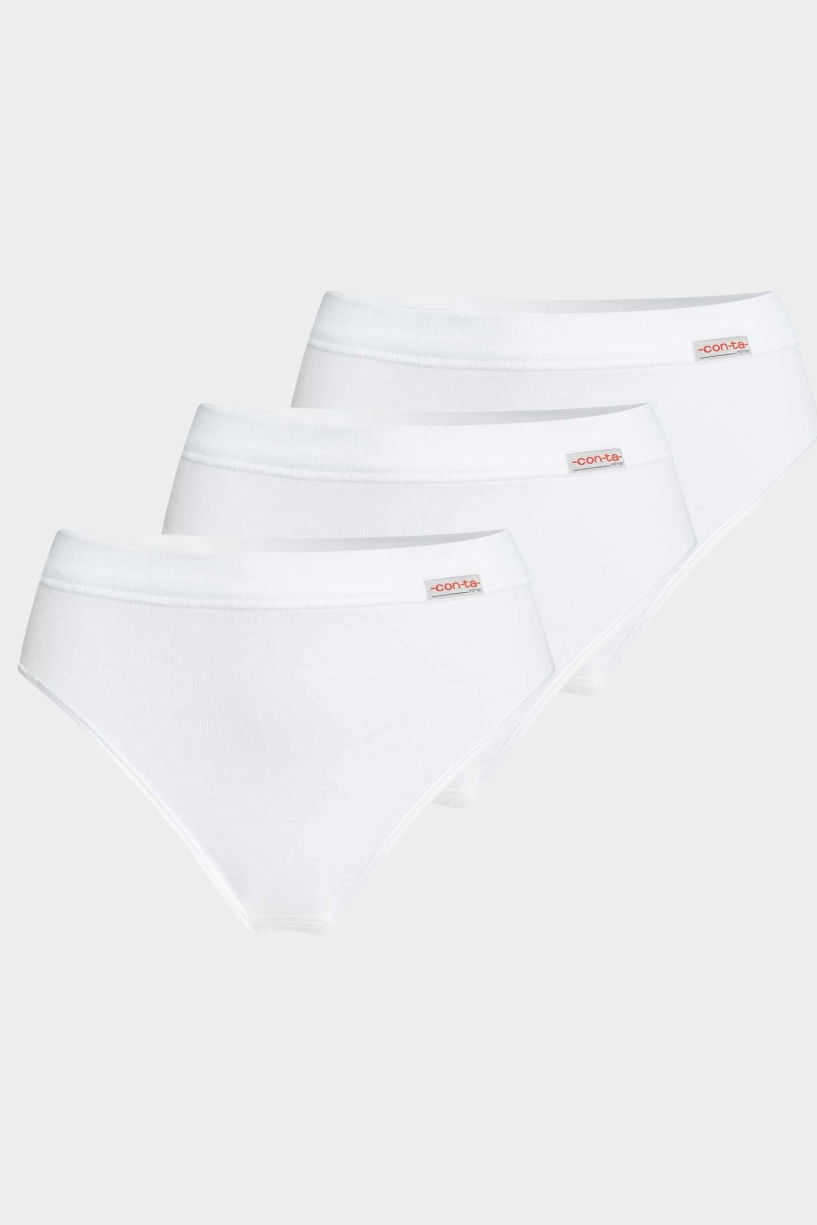 conta Damen Sportslip 3er Pack in Farbe weiss Größe 52