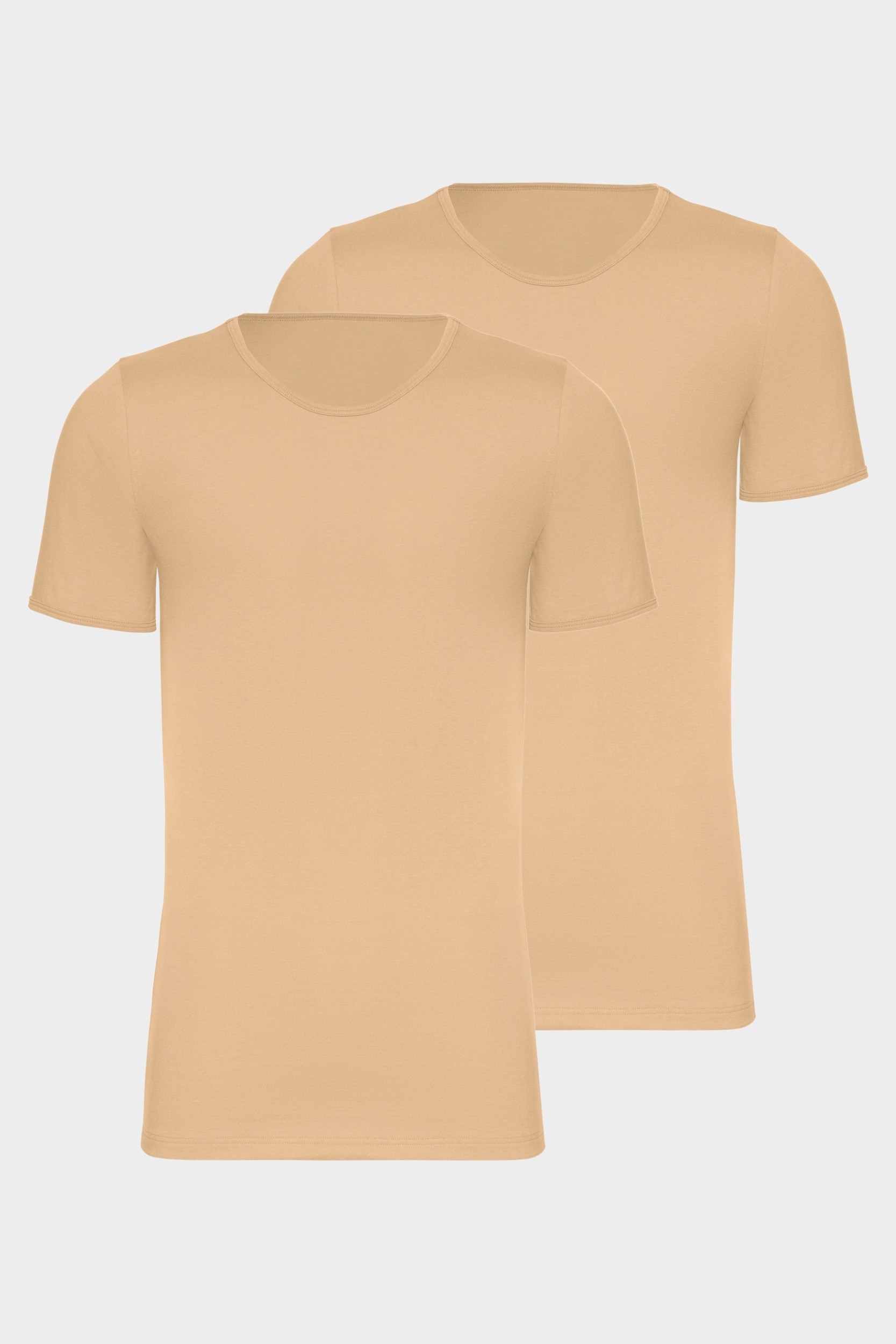 conta Herren Kurzarmshirt Rundhals in Farbe ton Größe XXXL