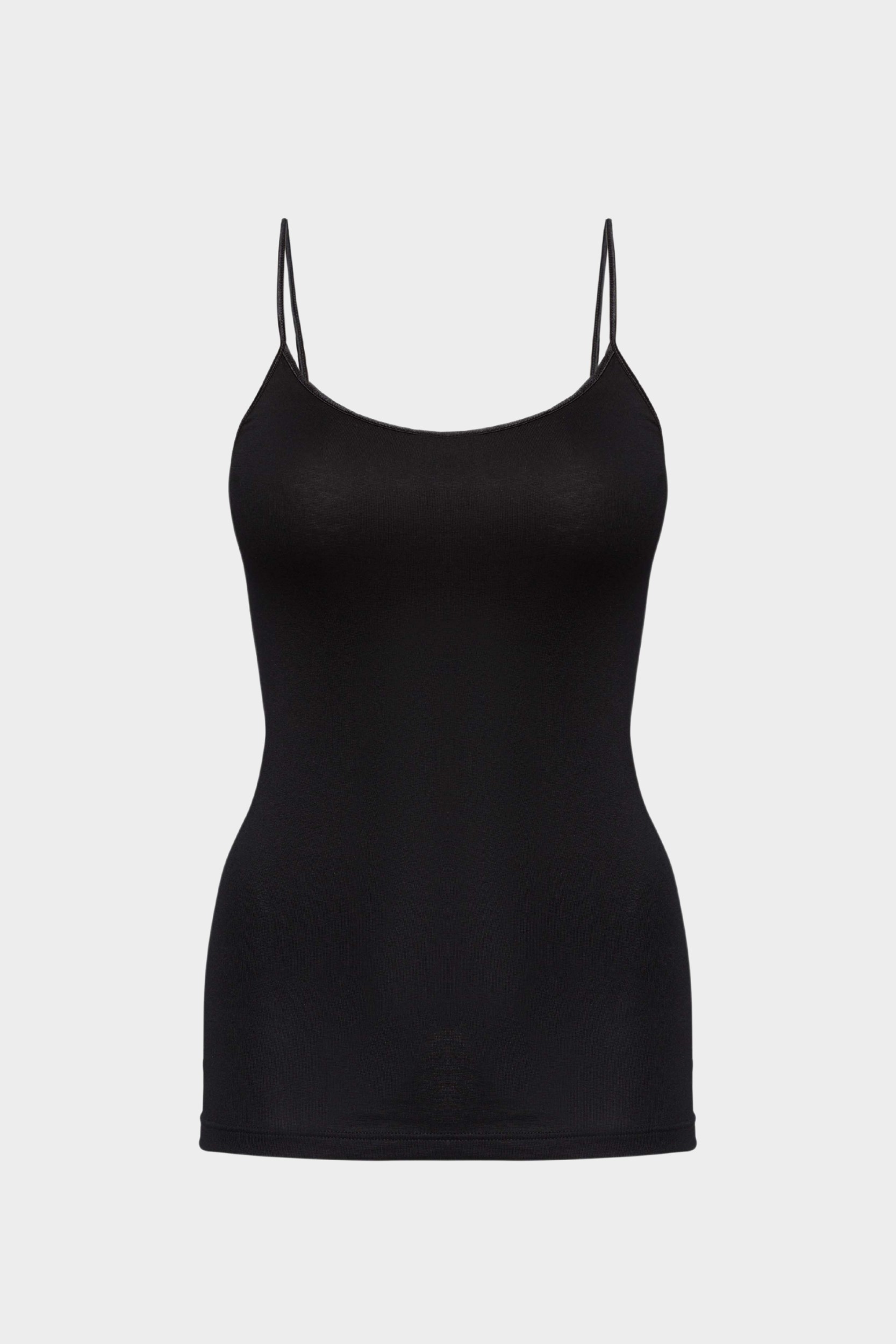 conta Damen Trägerhemd mit Glanzband in Farbe schwarz Größe 42