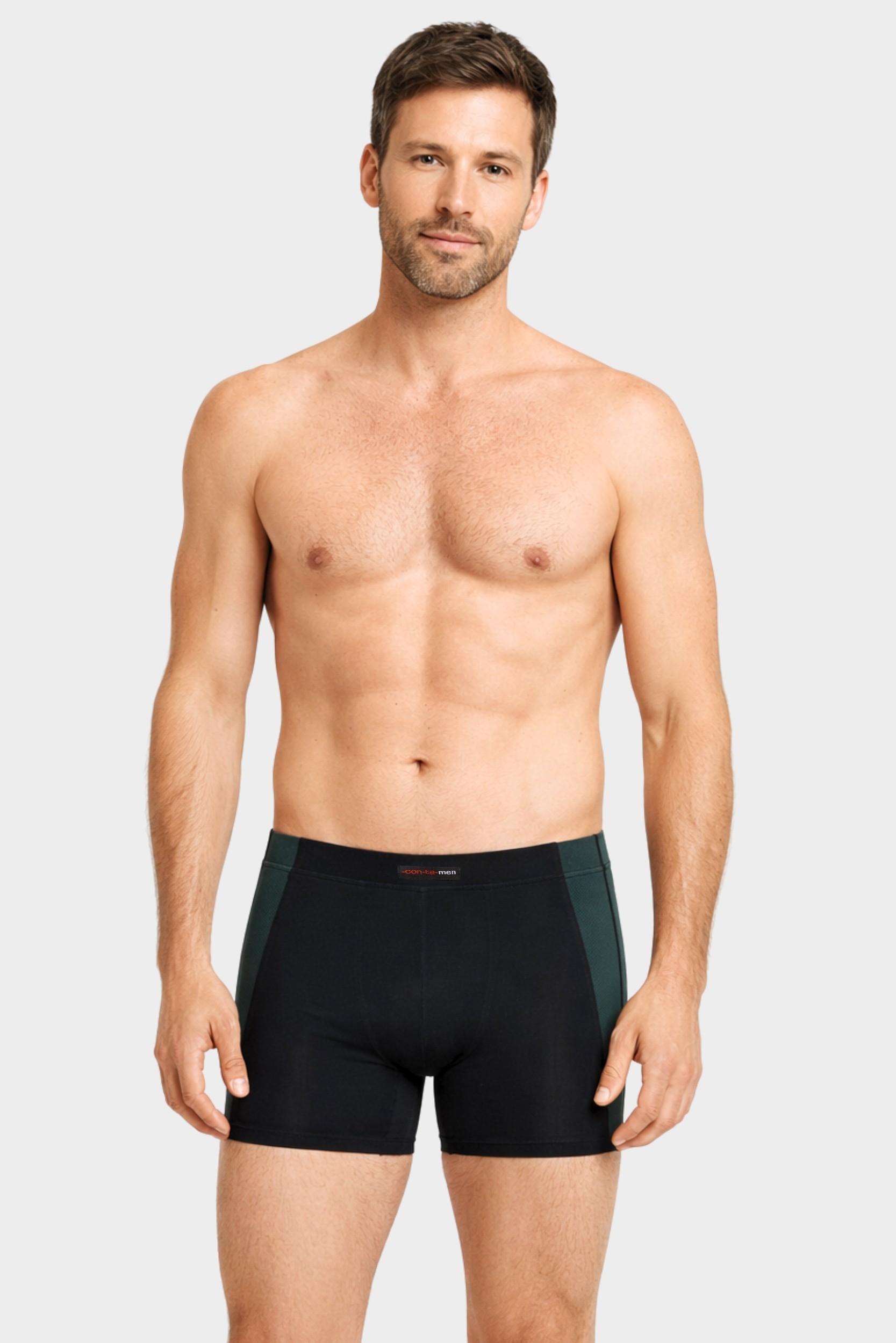 conta Herren Pants in Farbe schwarz/grün Größe 6