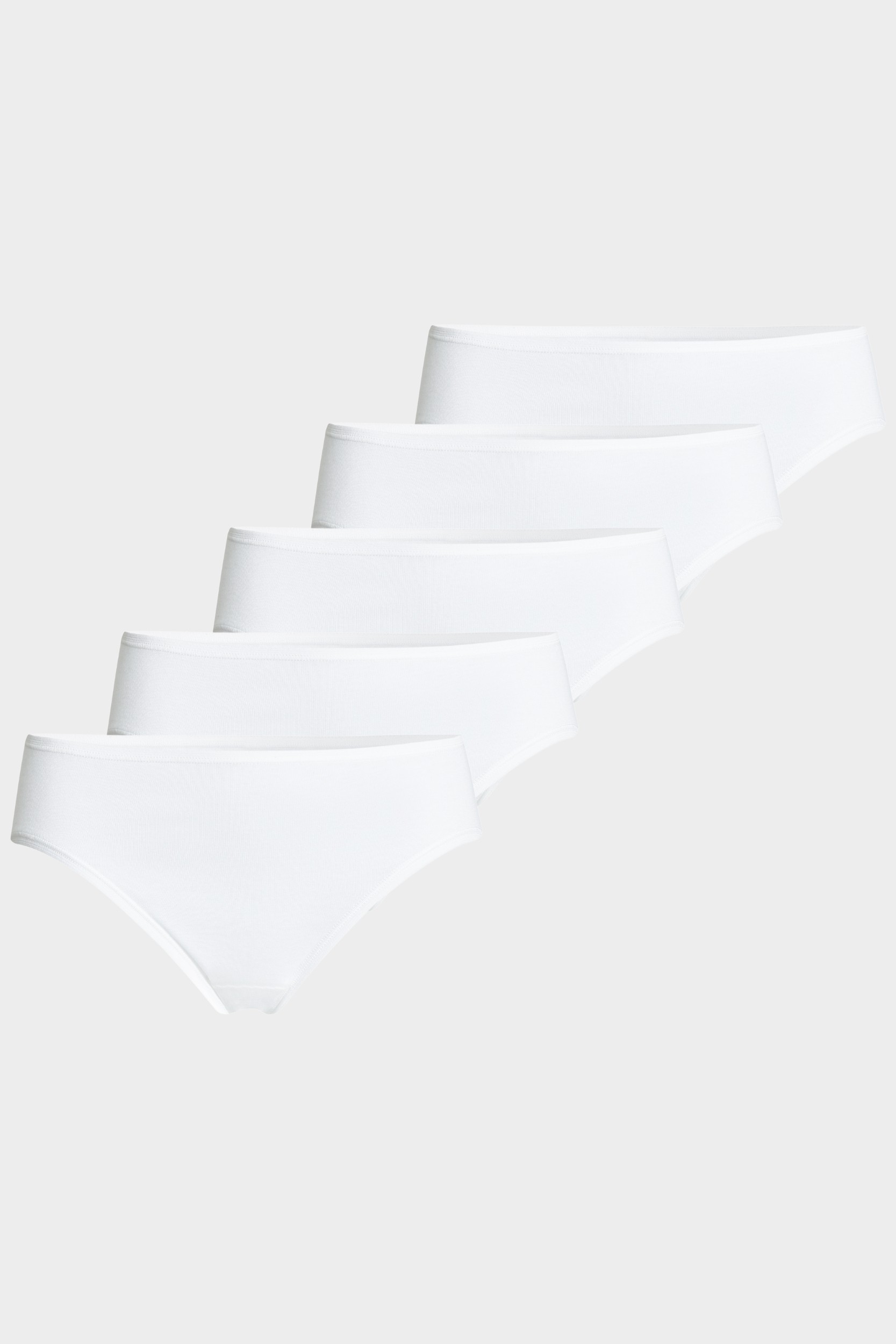conta Damen Slip Midi 5er Pack in Farbe weiss Größe 48