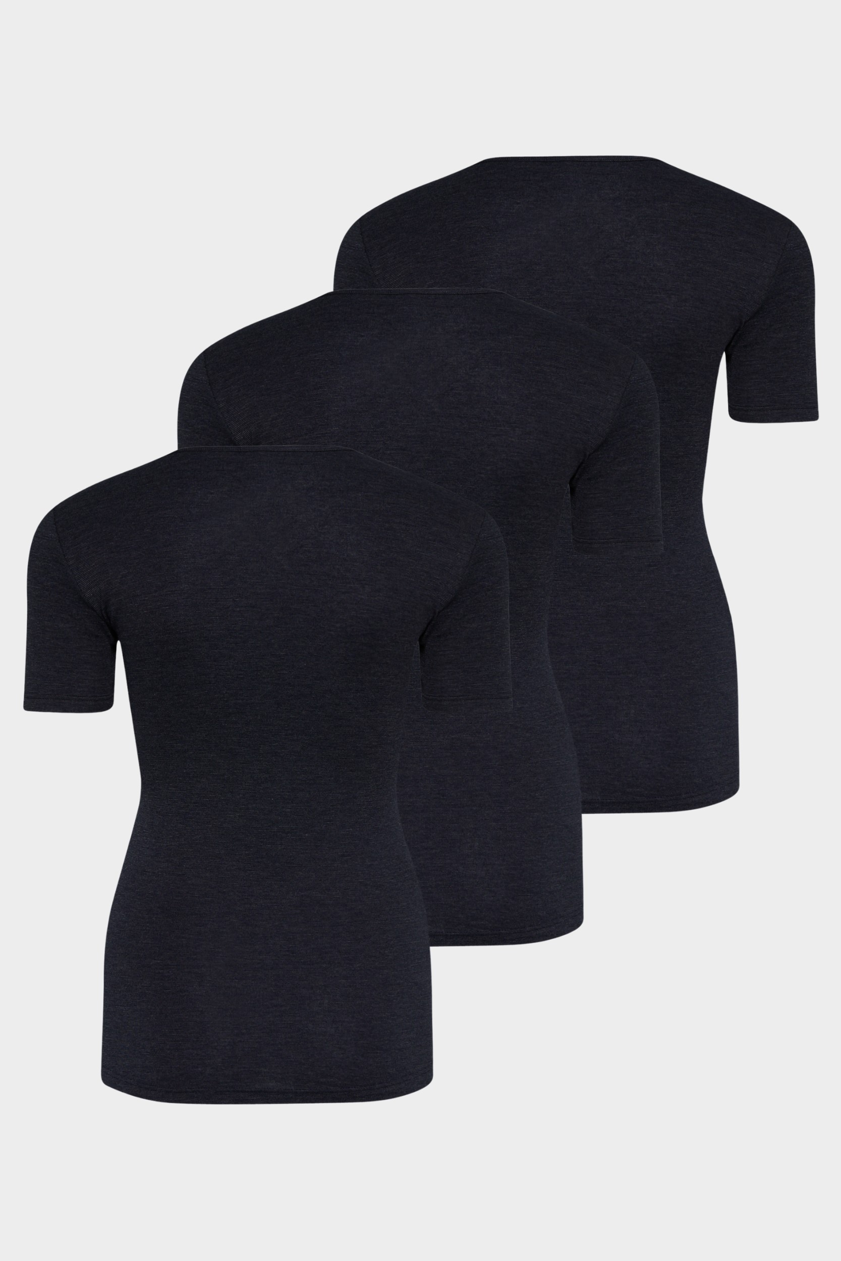 conta Damen Thermo kurzarm Shirt in Farbe marine melange Größe 46