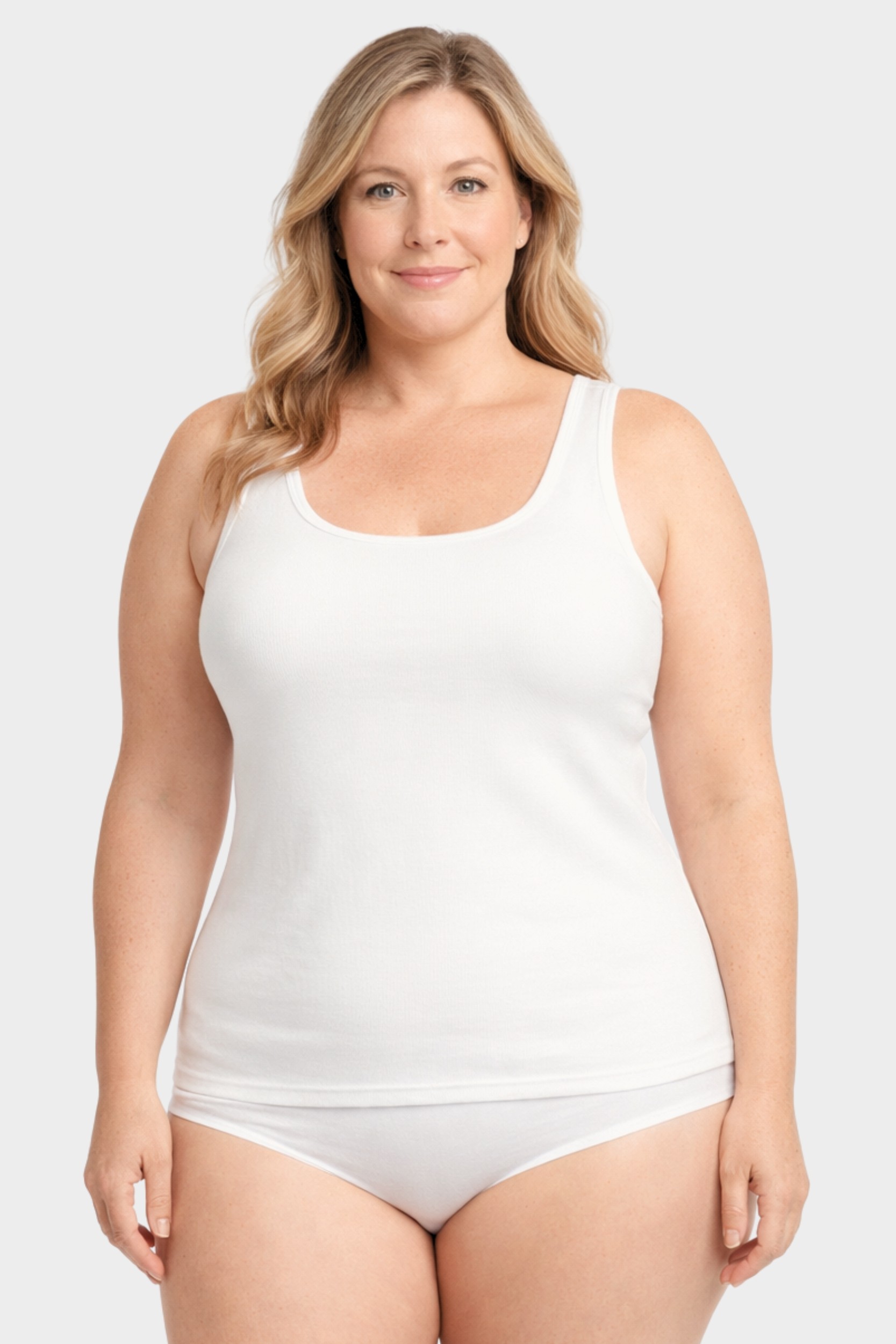 conta Damen Achselhemd in Farbe weiss Größe 48