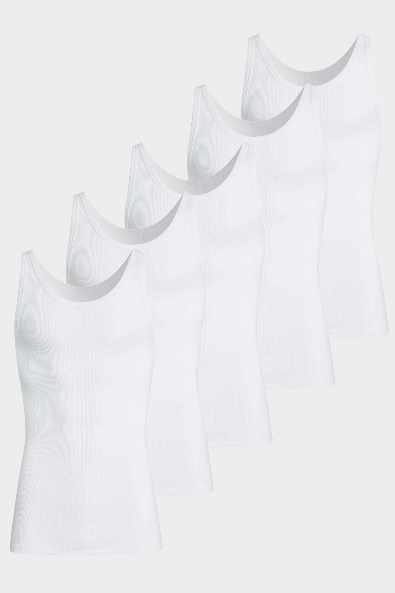 conta Herren Unterhemd 5er Pack in Farbe weiss Größe 9
