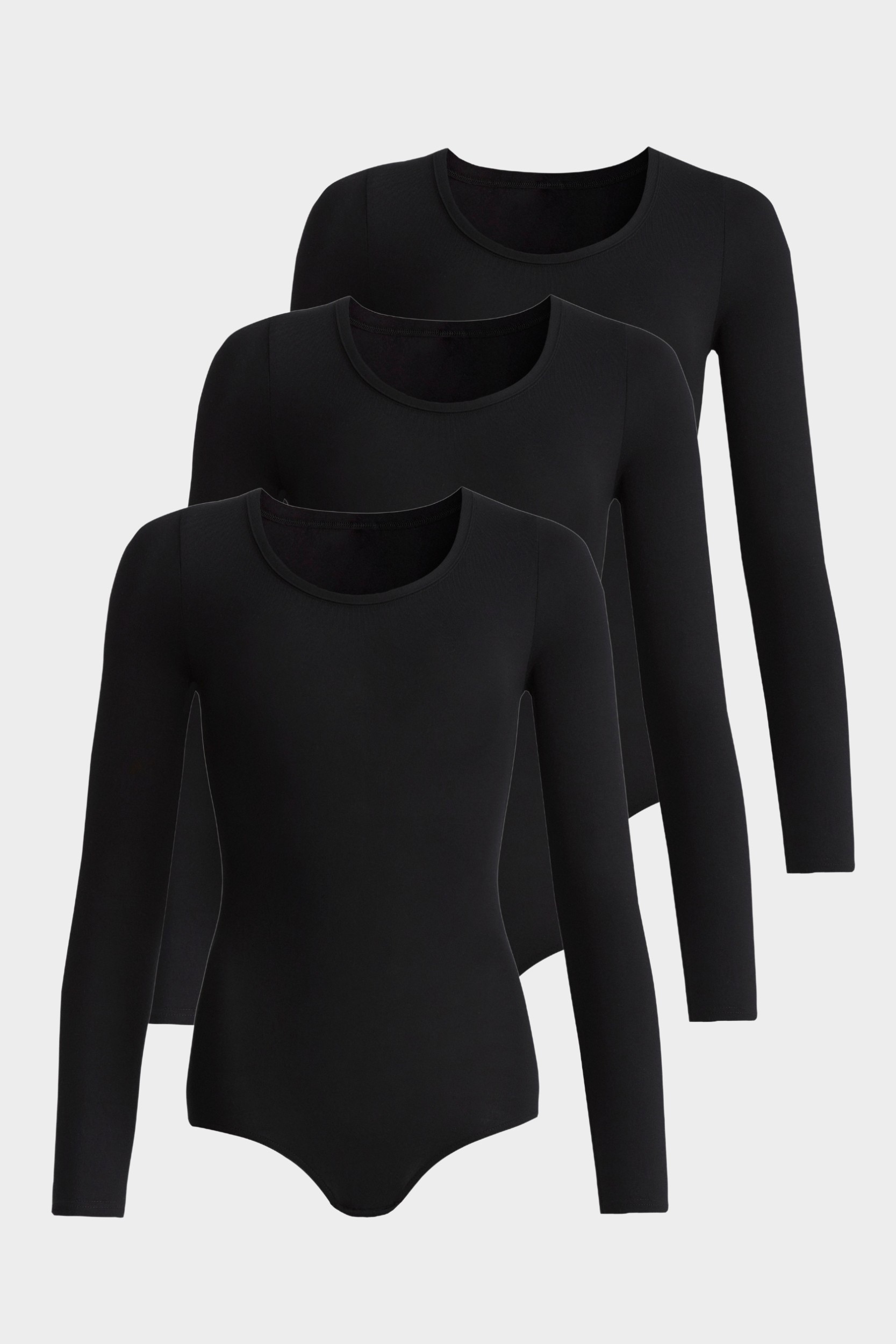 conta Damen langarm Body in Farbe schwarz Größe 46