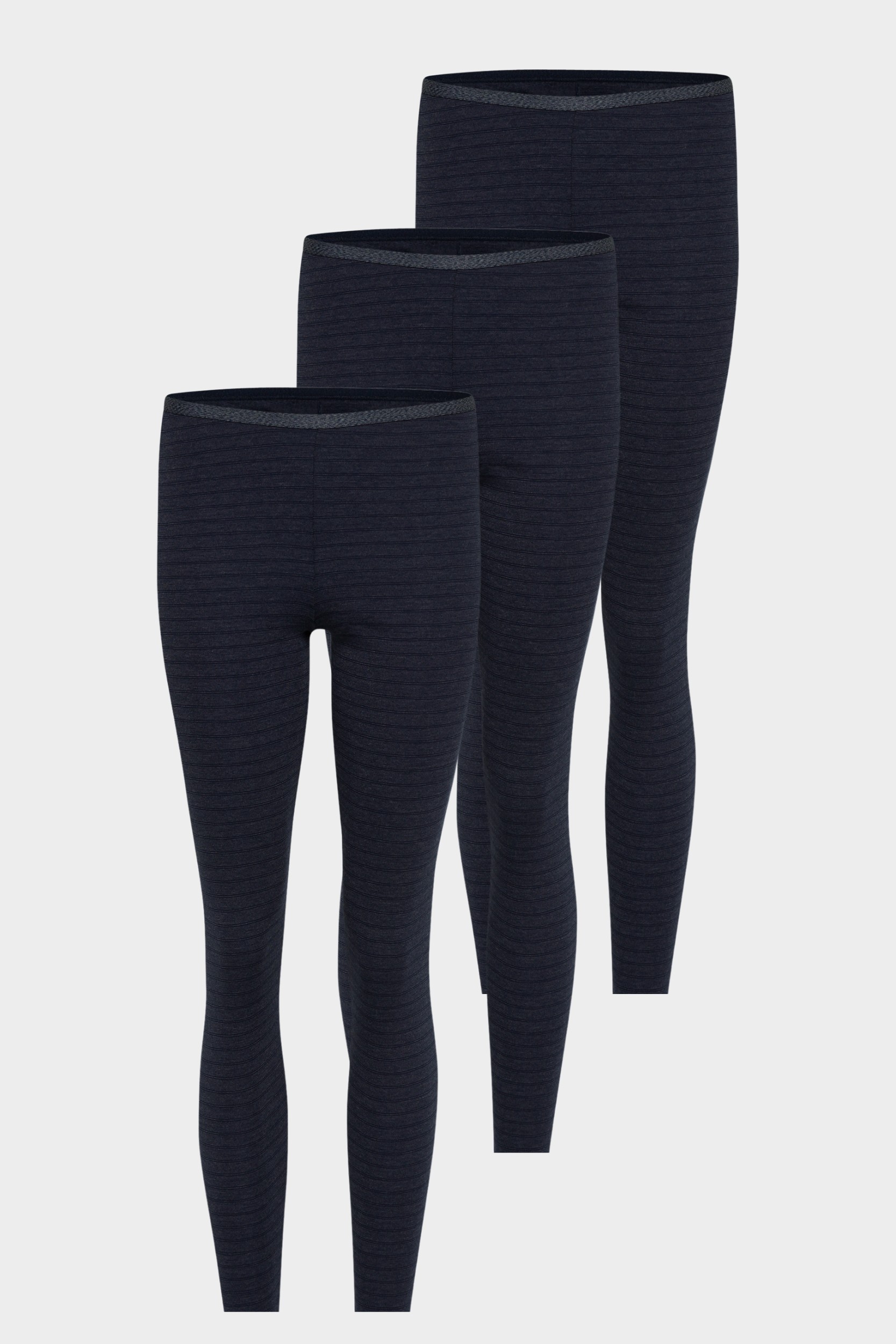 conta Damen Thermo lange Hose 3er Pack in Farbe marine geringelt Größe 50