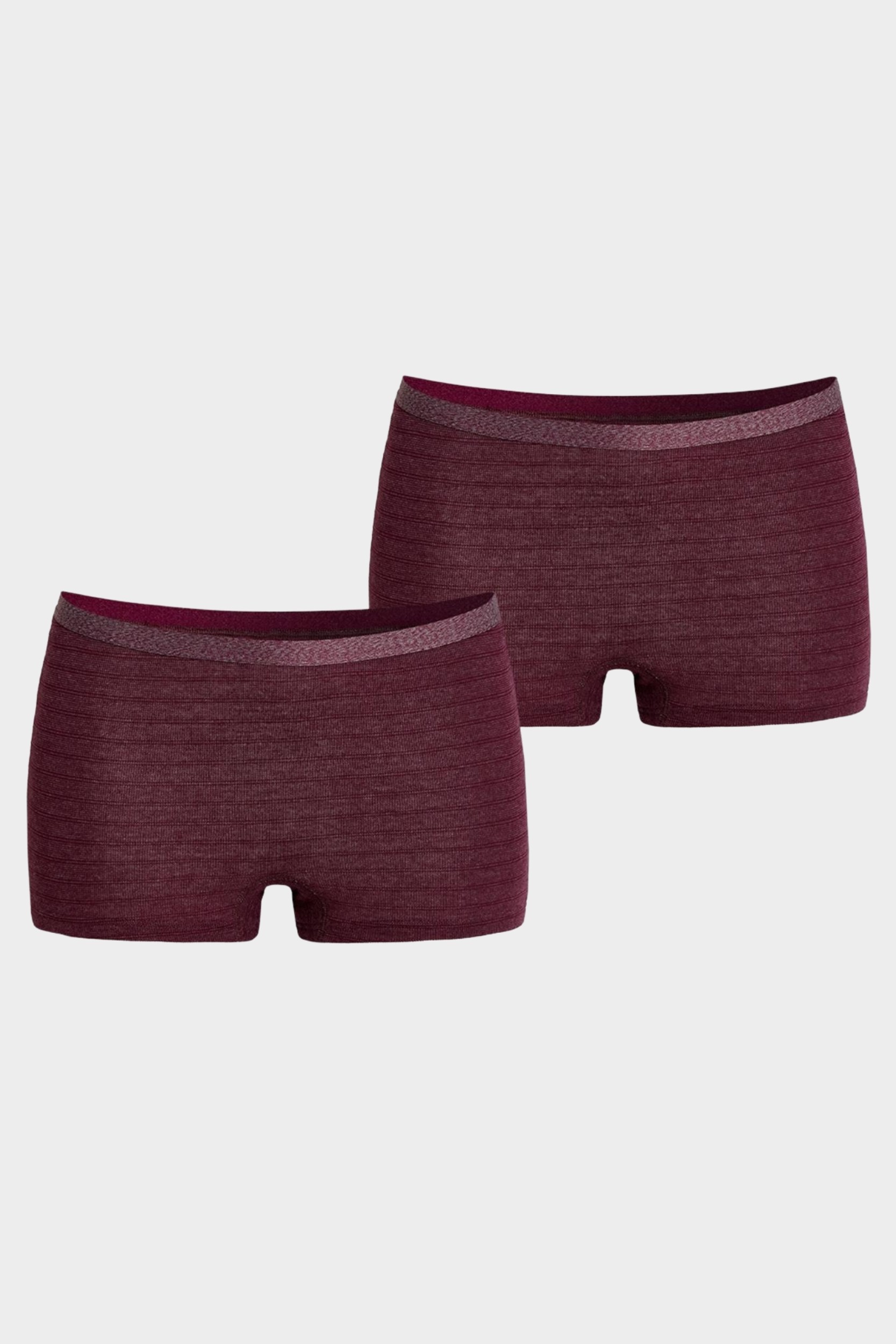 conta Damen Thermo Panty 2er Pack in Farbe bordeaux geringelt Größe 42