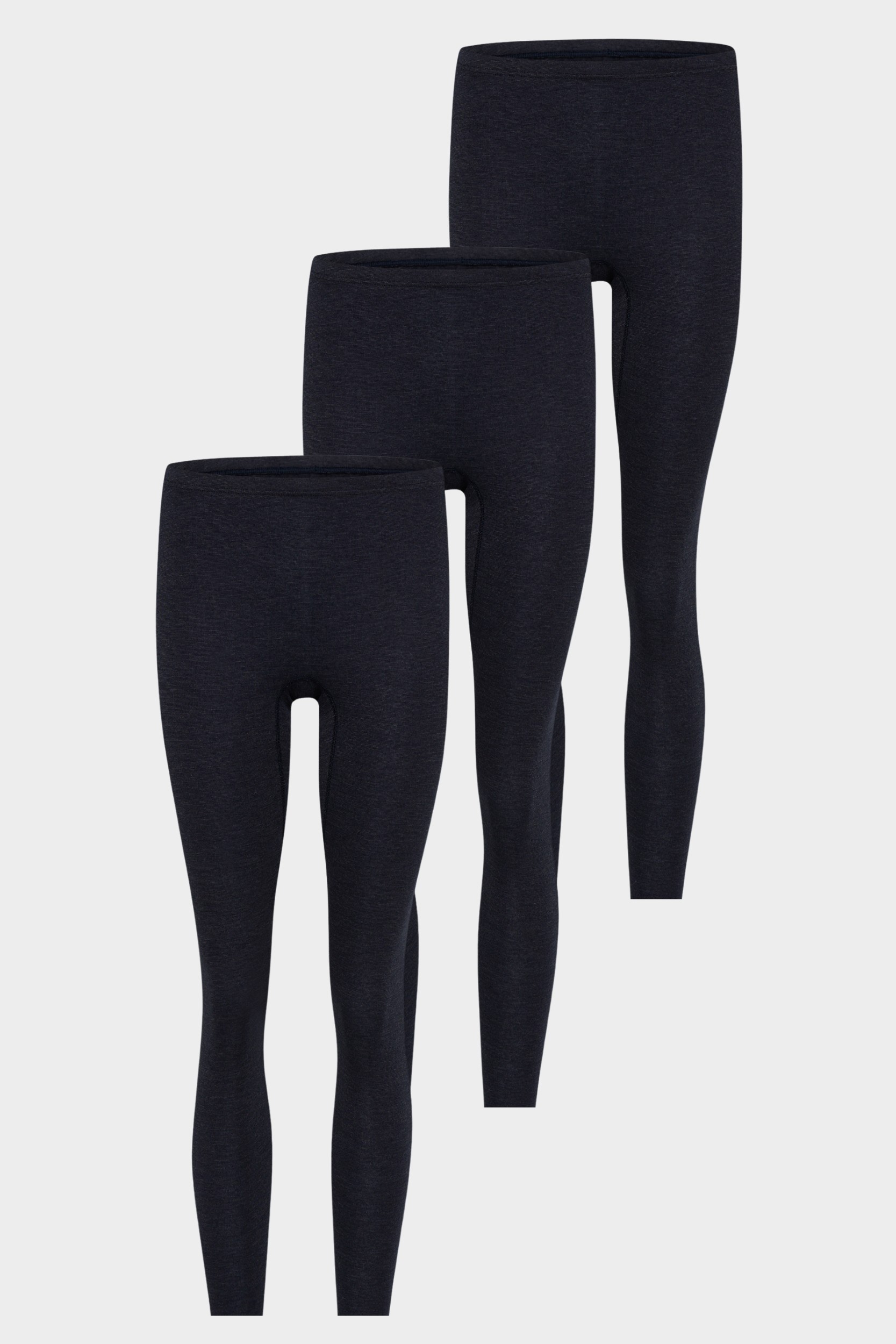 conta Damen Thermo lange Hose 3er Pack in Farbe marine melange Größe 46