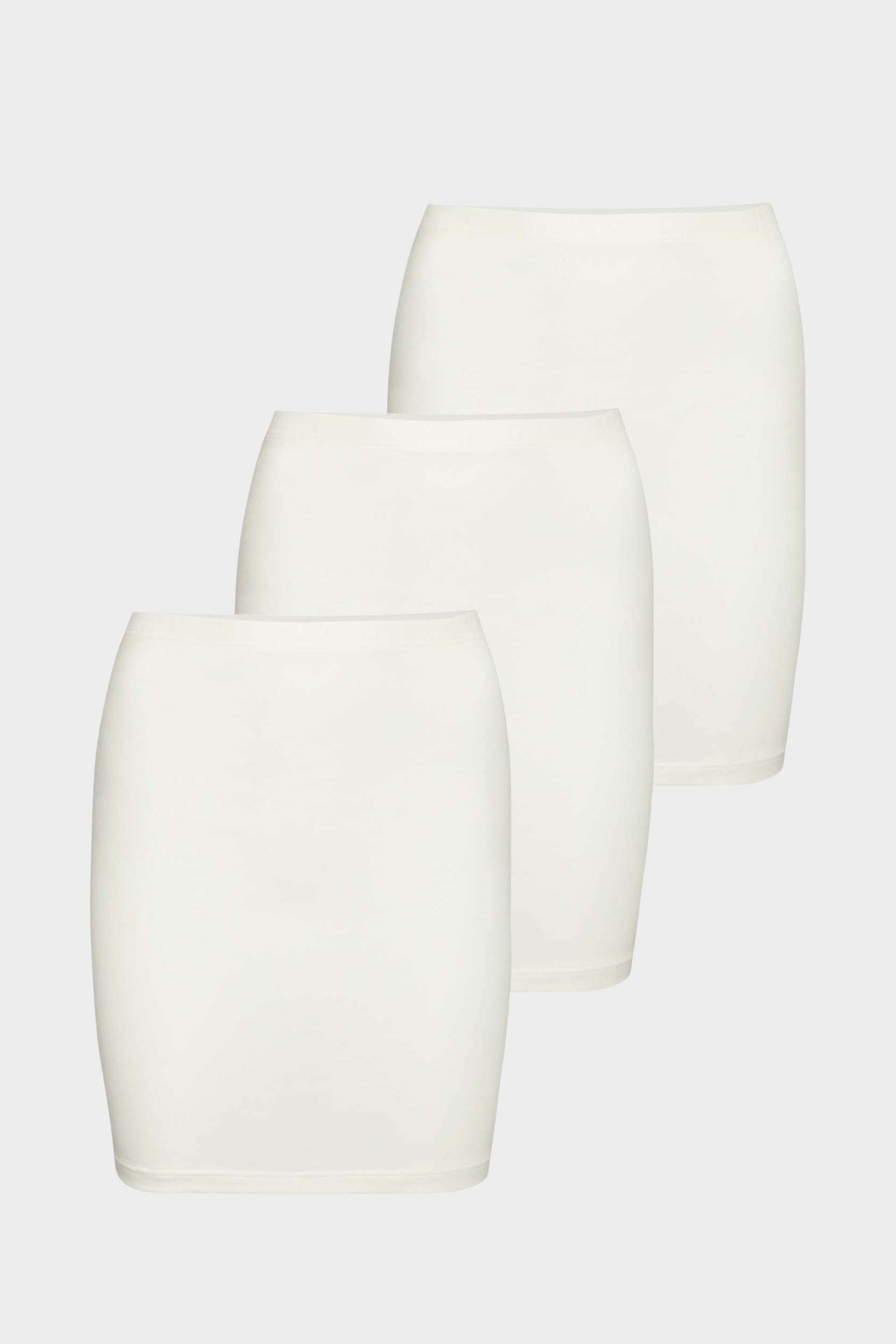 conta Damen Shirtverlängerung 3er Pack in Farbe ecru Größe L