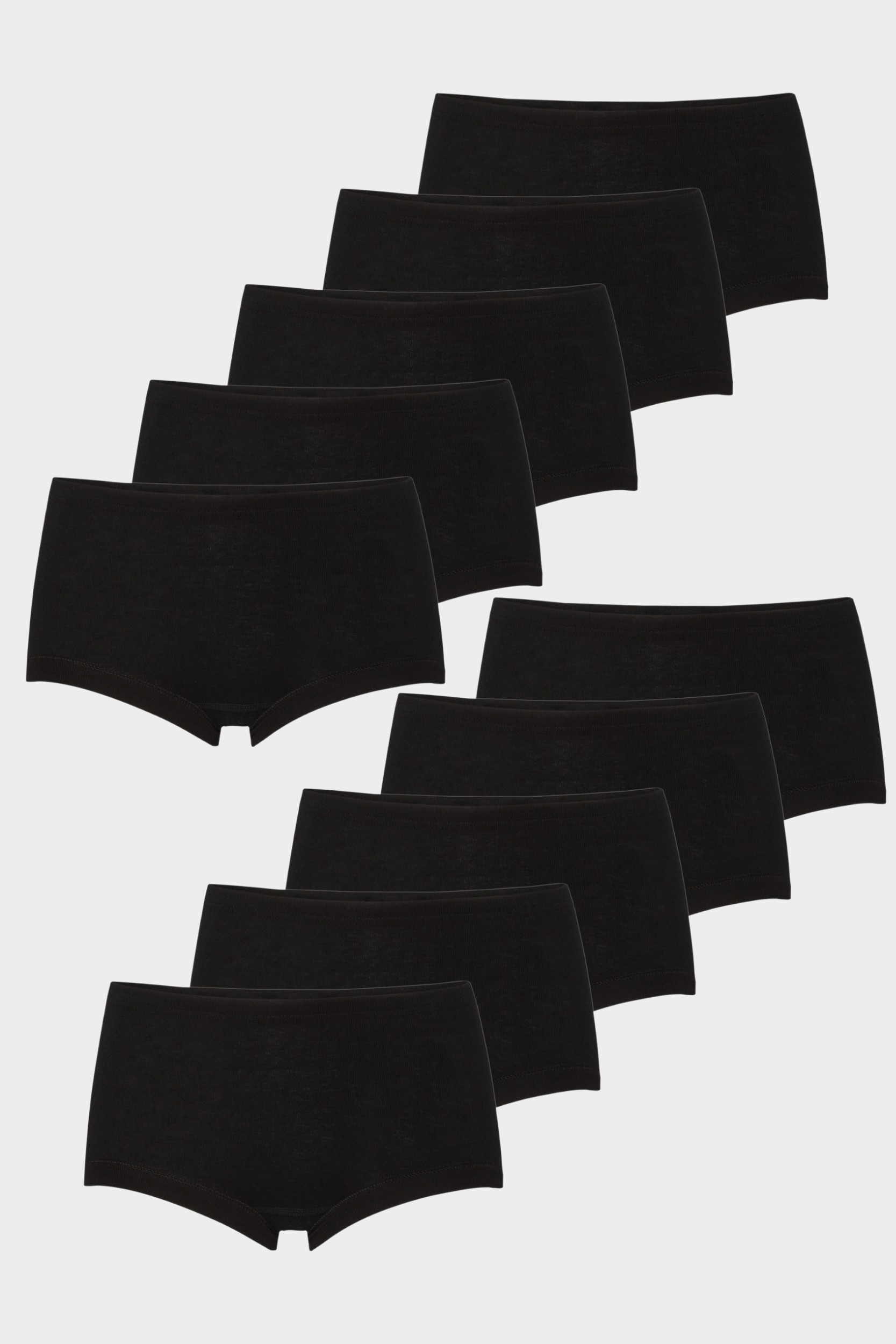 conta Damen Taillenslip 10er Pack in Farbe schwarz Größe 46