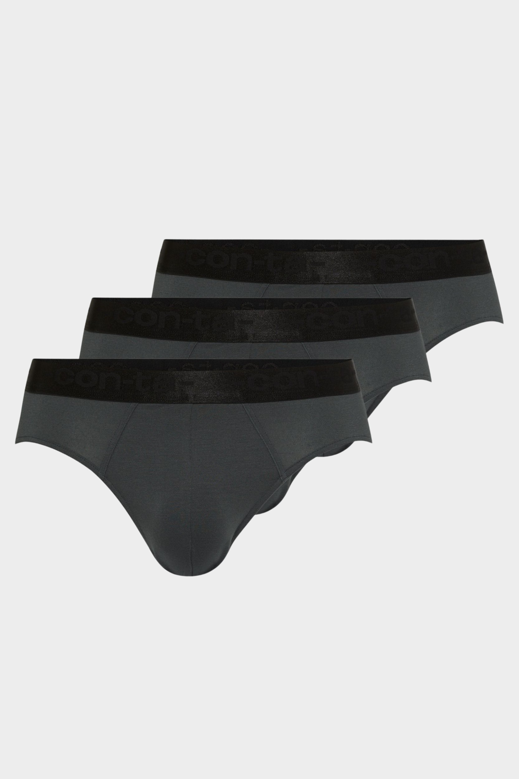 conta Herren Slip 3er Pack in Farbe graphit Größe 7