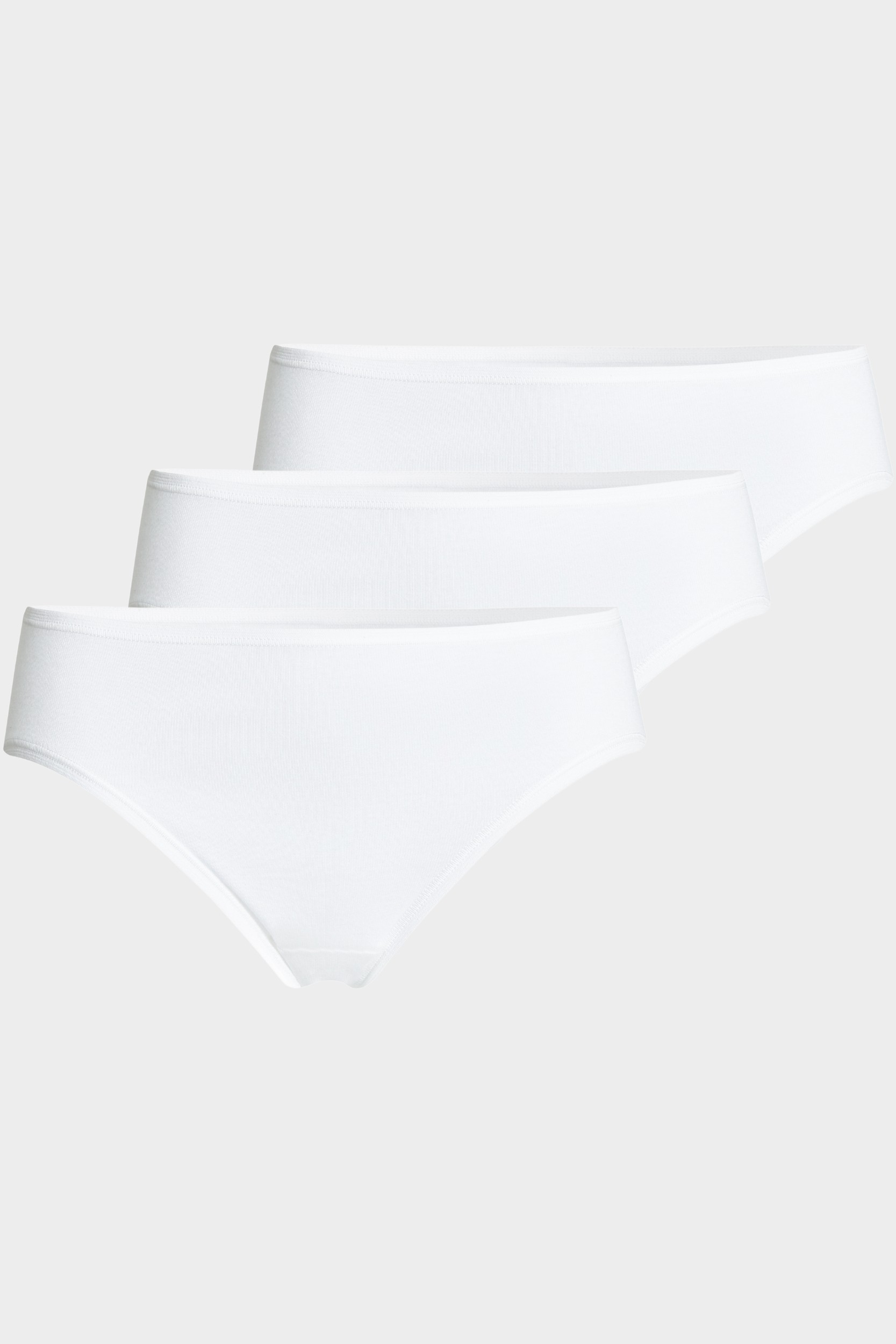 conta Damen Slip Midi 3er Pack in Farbe weiss Größe 48