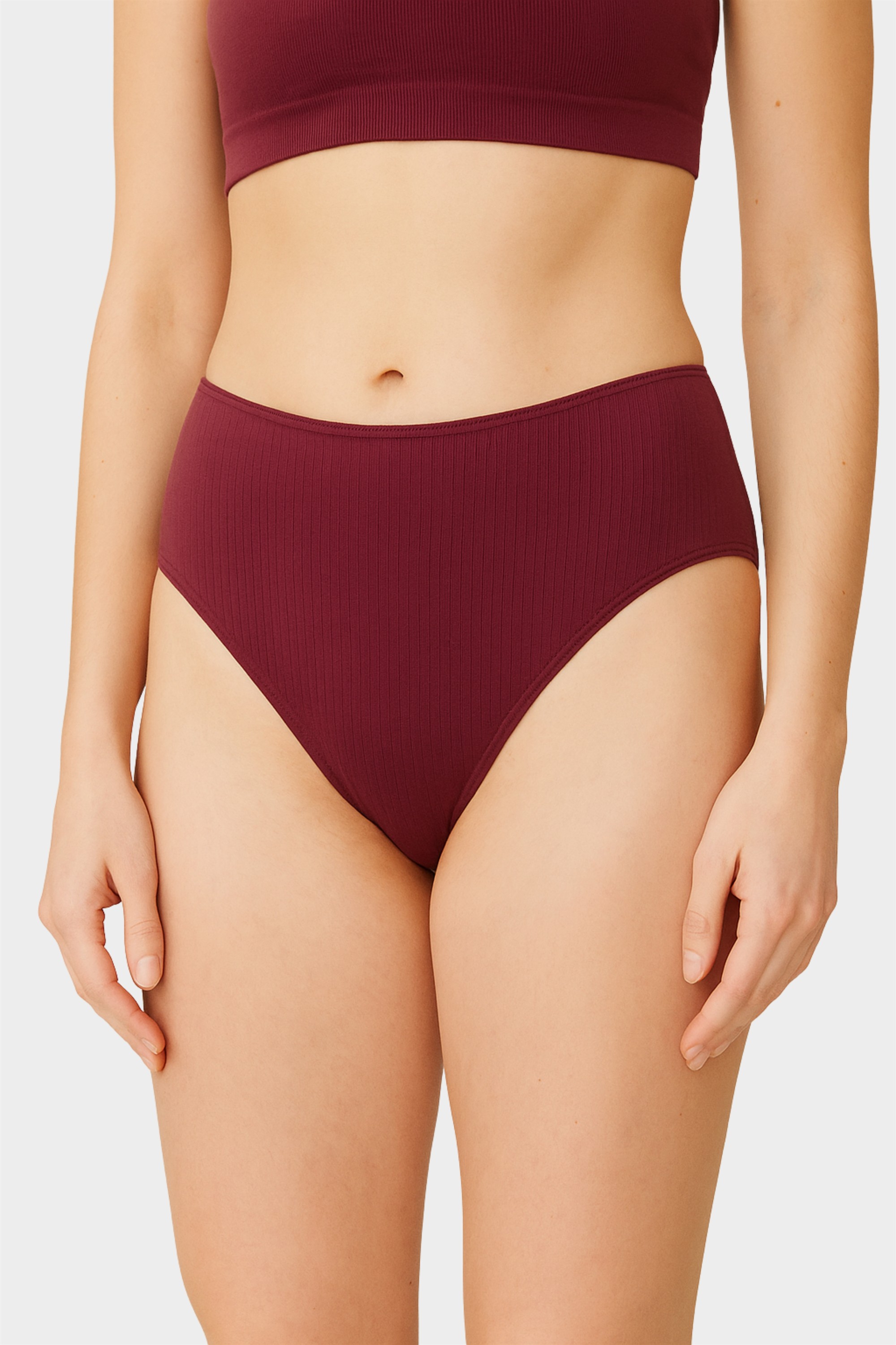 conta Damen Hüftslip in Farbe bordeauxrot Größe 44