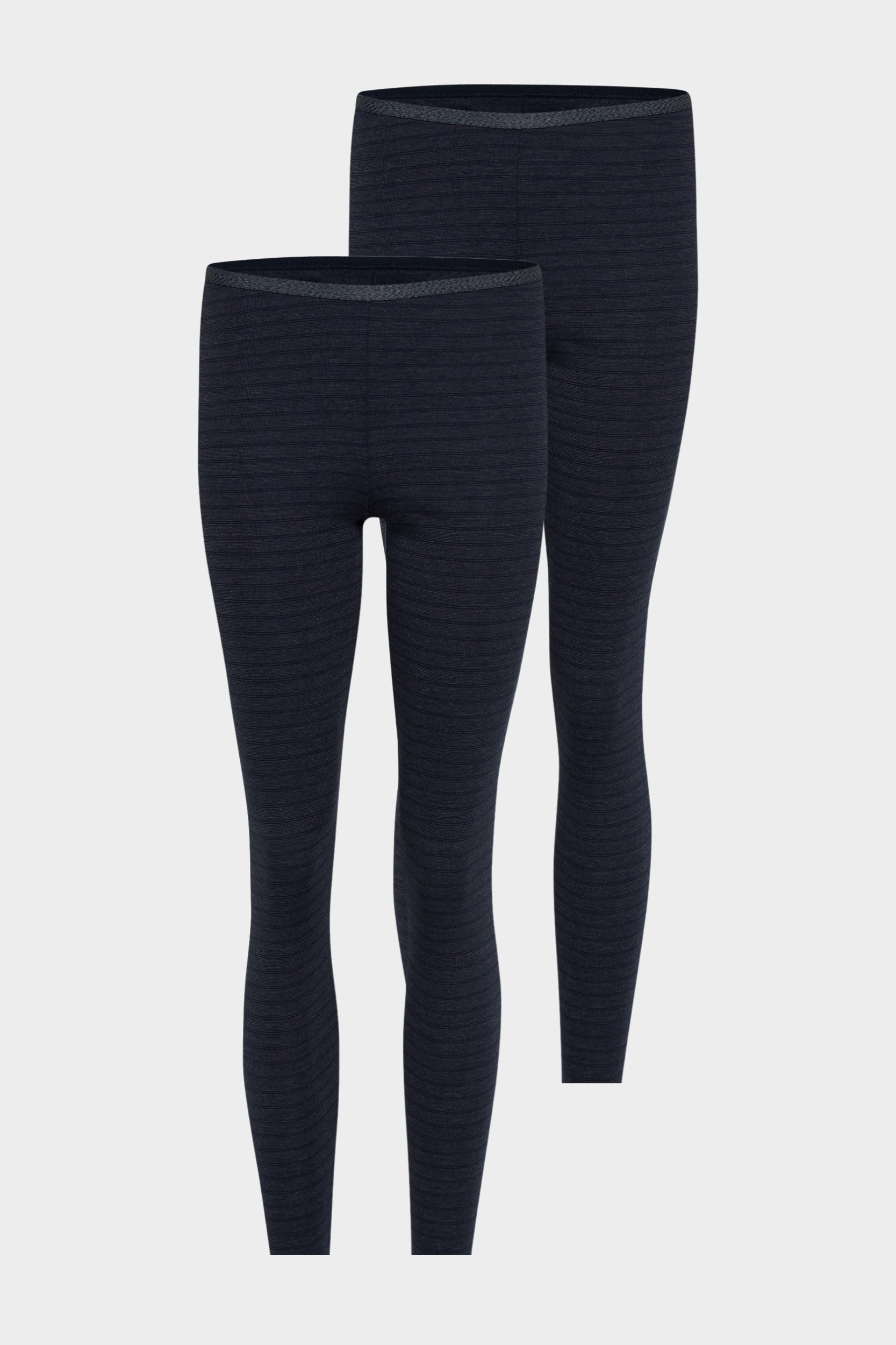 conta Damen Thermo lange Hose 2er Pack in Farbe marine geringelt Größe 46