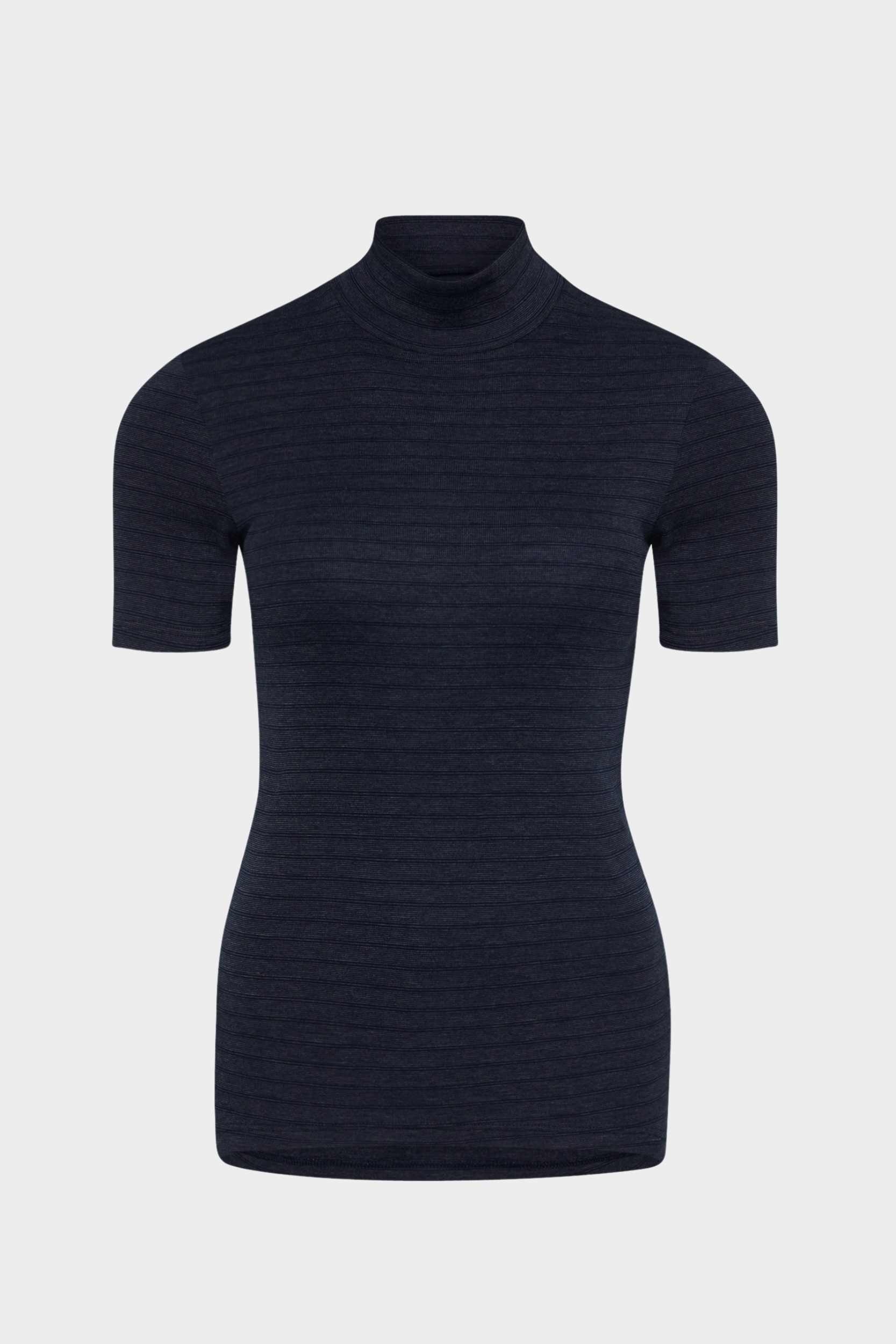 conta Damen Thermo kurzarm Shirt mit Stehkragen in Farbe marine geringelt Größe 36
