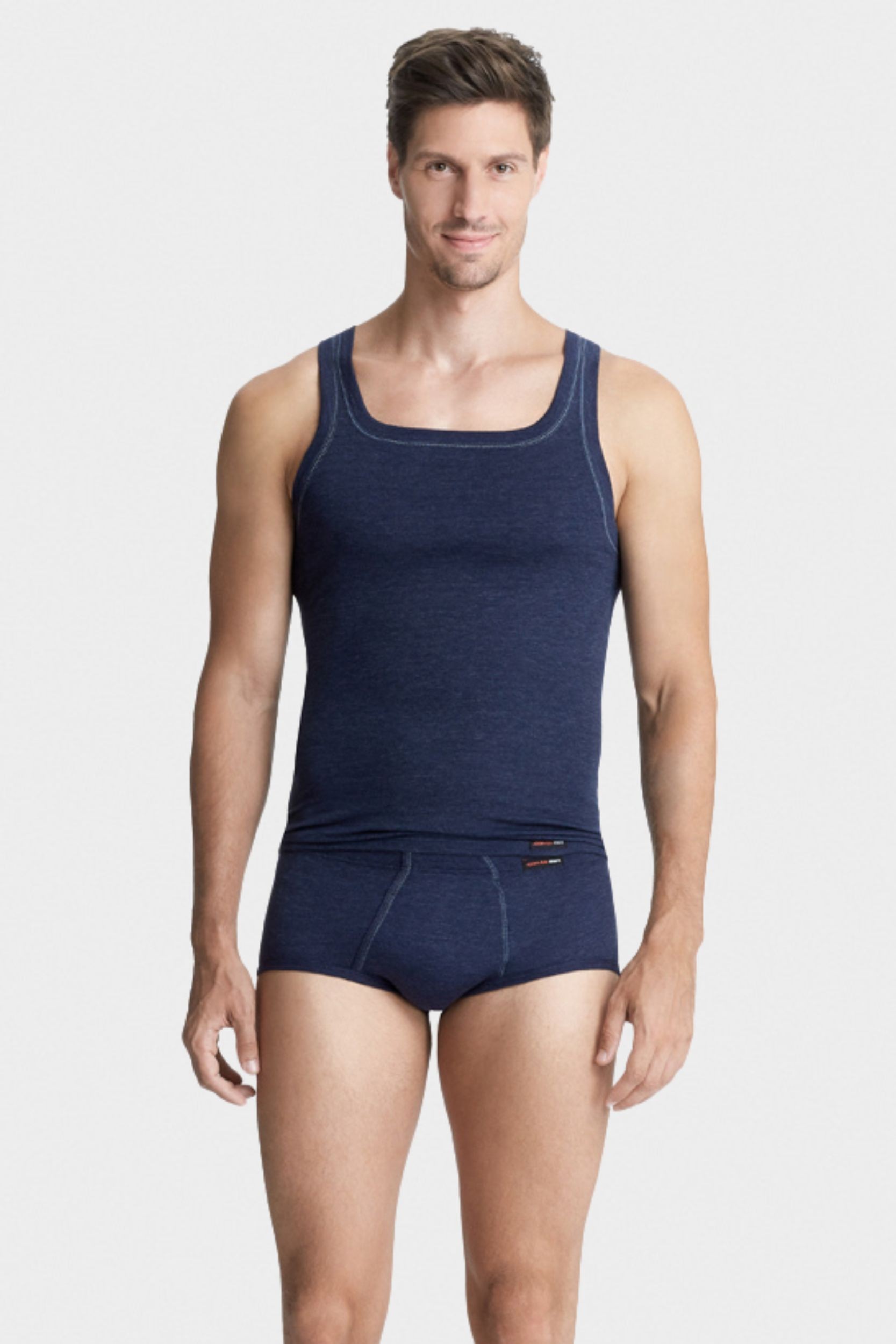 conta Herren Thermo Slip in Farbe marine melange Größe 5
