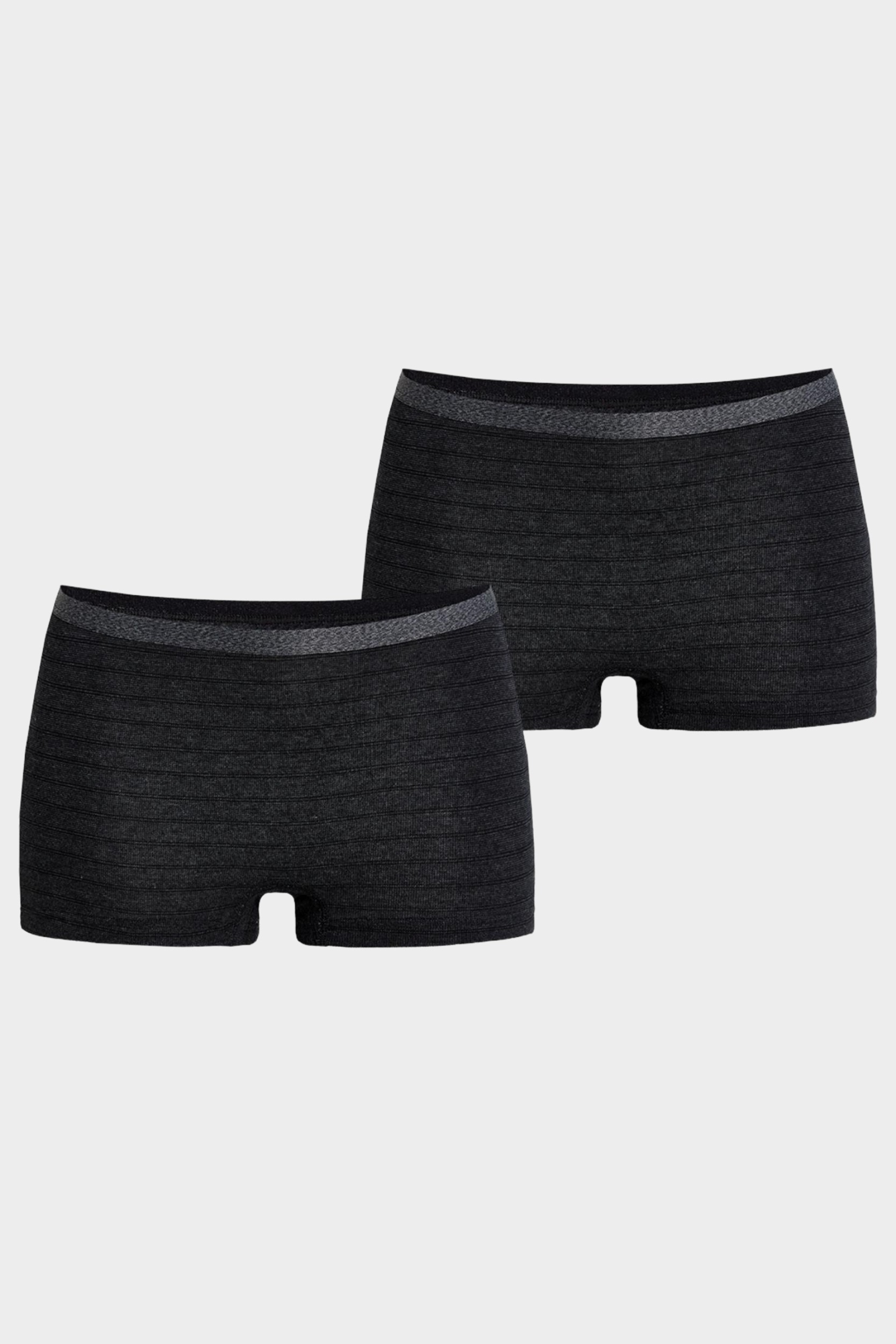 conta Damen Thermo Panty 2er Pack in Farbe schwarz geringelt Größe 40