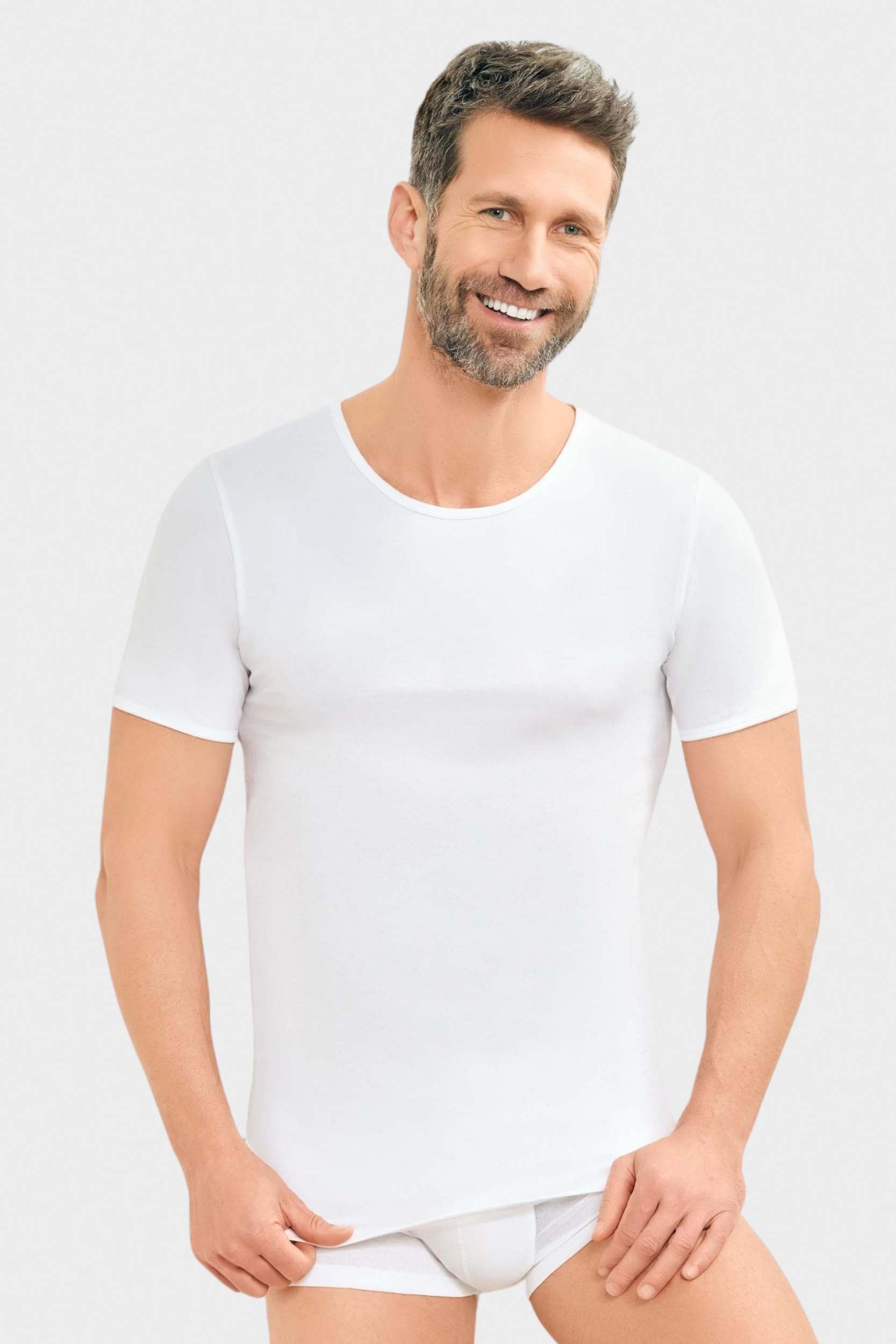 Kurzarmshirt Rundhals