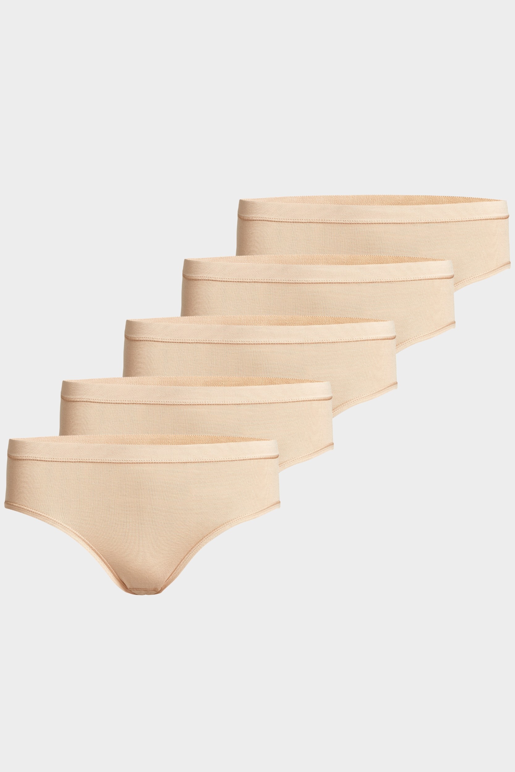 conta Damen Slip Midi 5er Pack in Farbe ton Größe 38