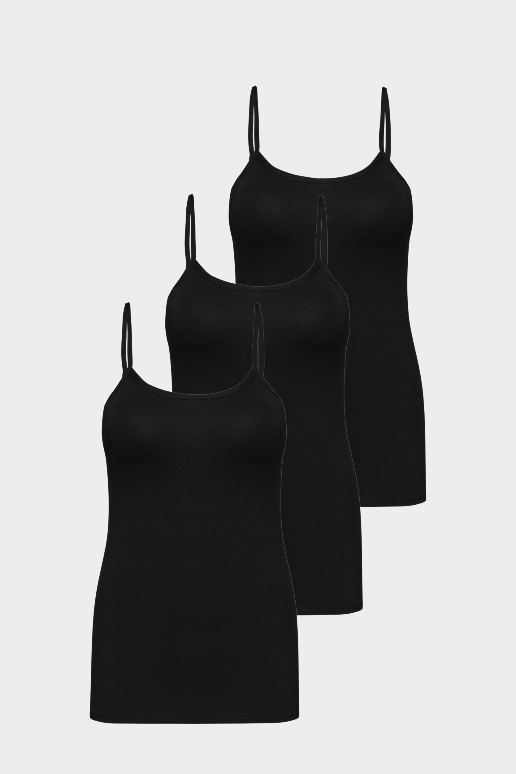 conta Damen Trägertop in Farbe schwarz Größe 46