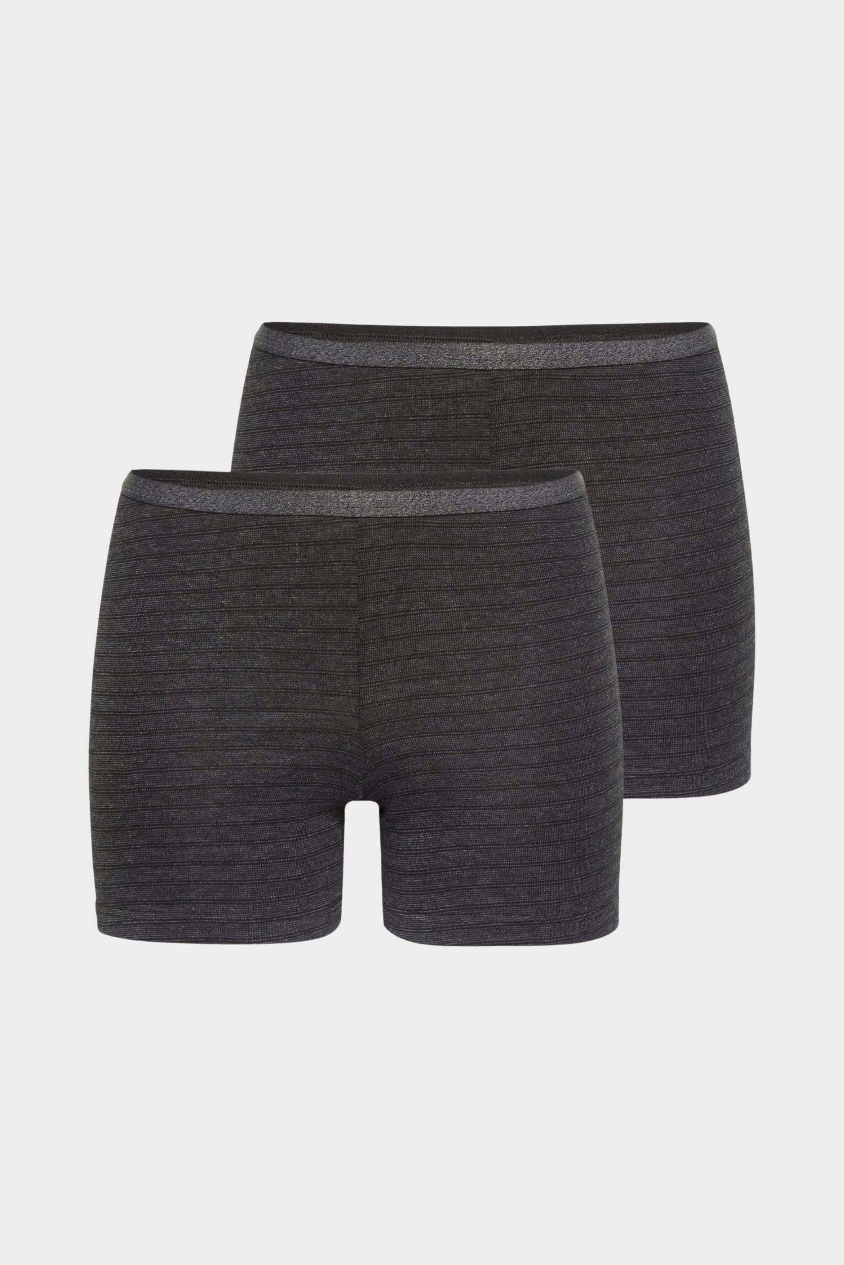 conta Damen Longpants 2er Pack in Farbe schwarz geringelt Größe 42