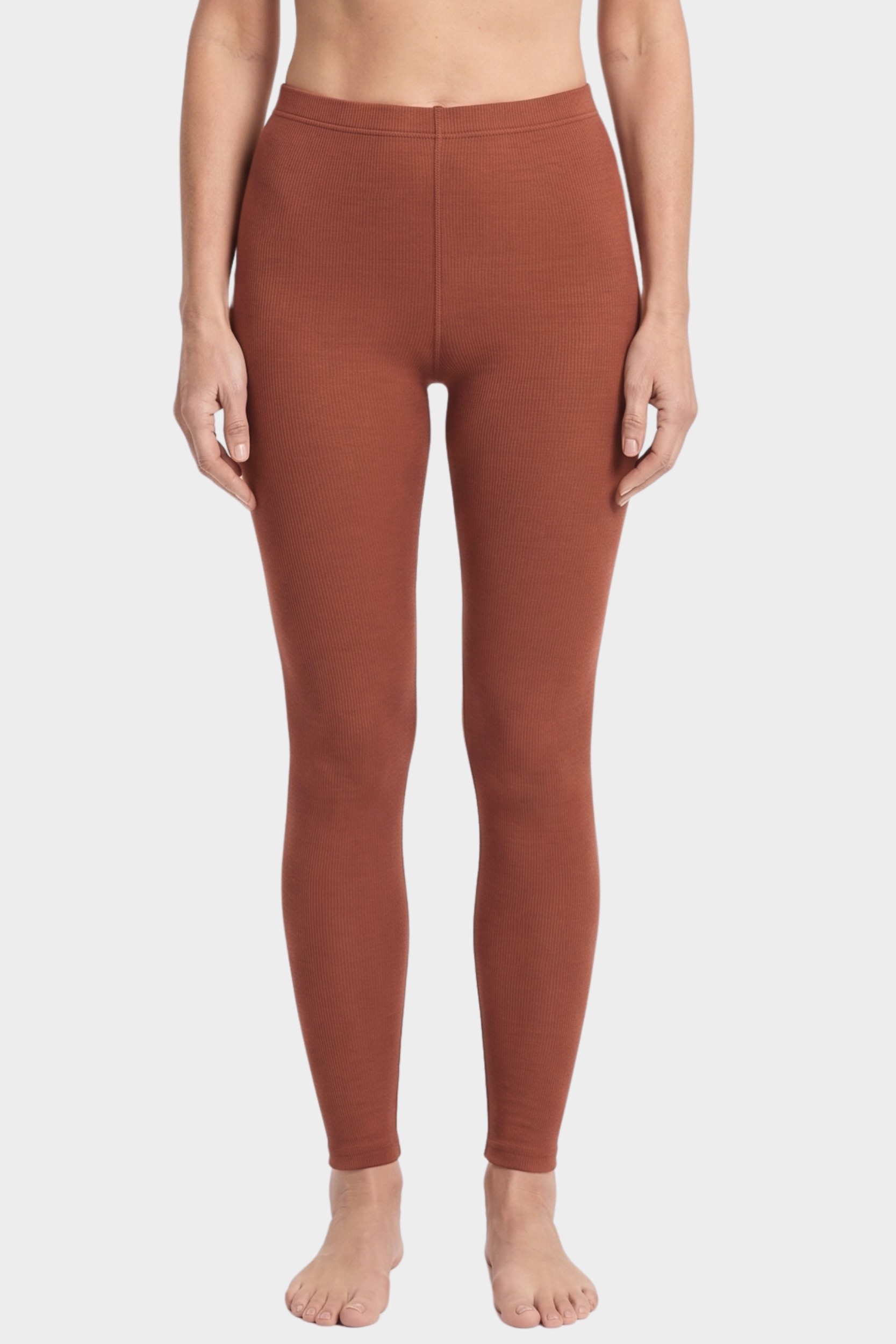 conta Damen Leggings Merino in Farbe rosenholz Größe 50