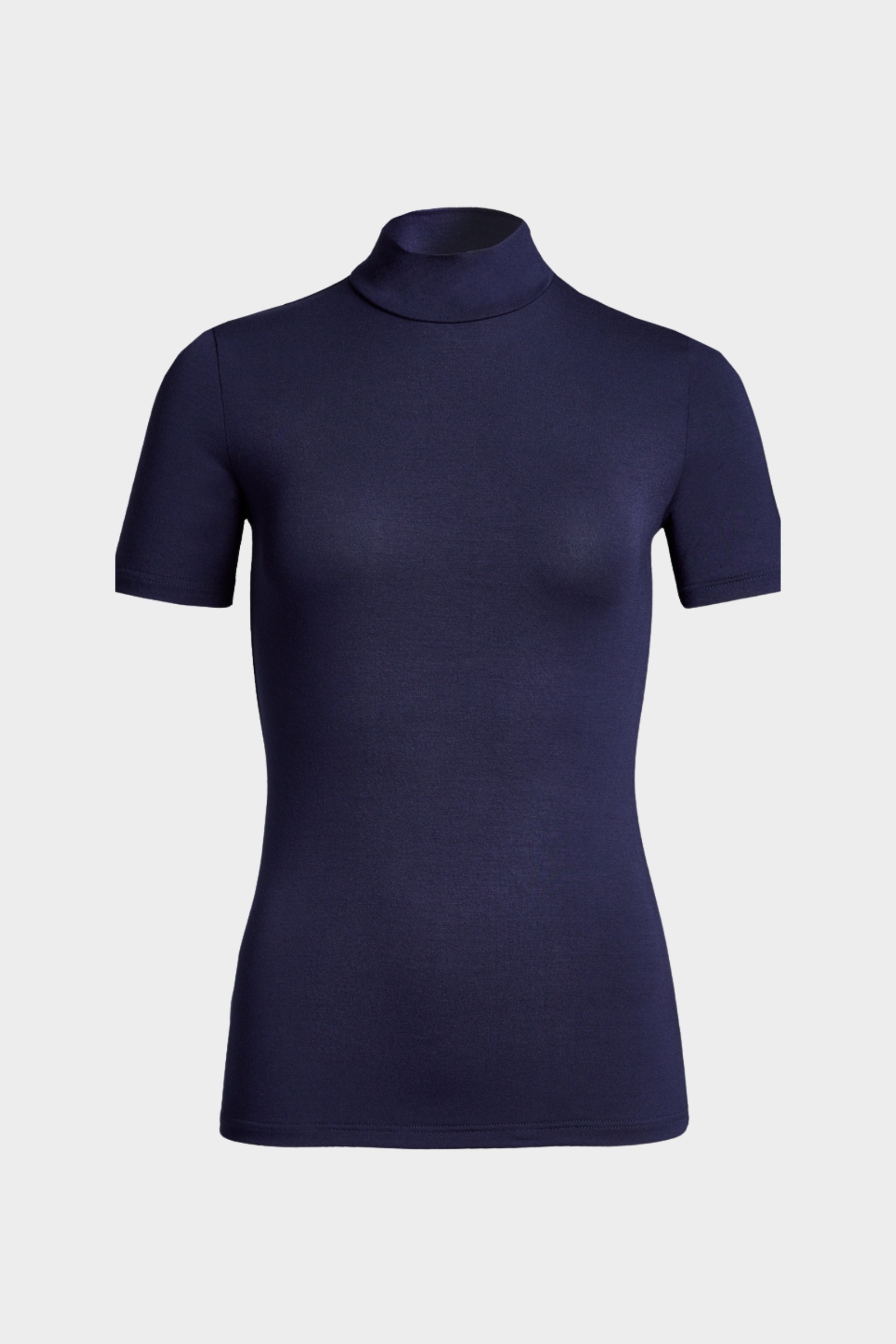 conta Damen kurzarm Shirt mit Stehkragen in Farbe marine Größe 42
