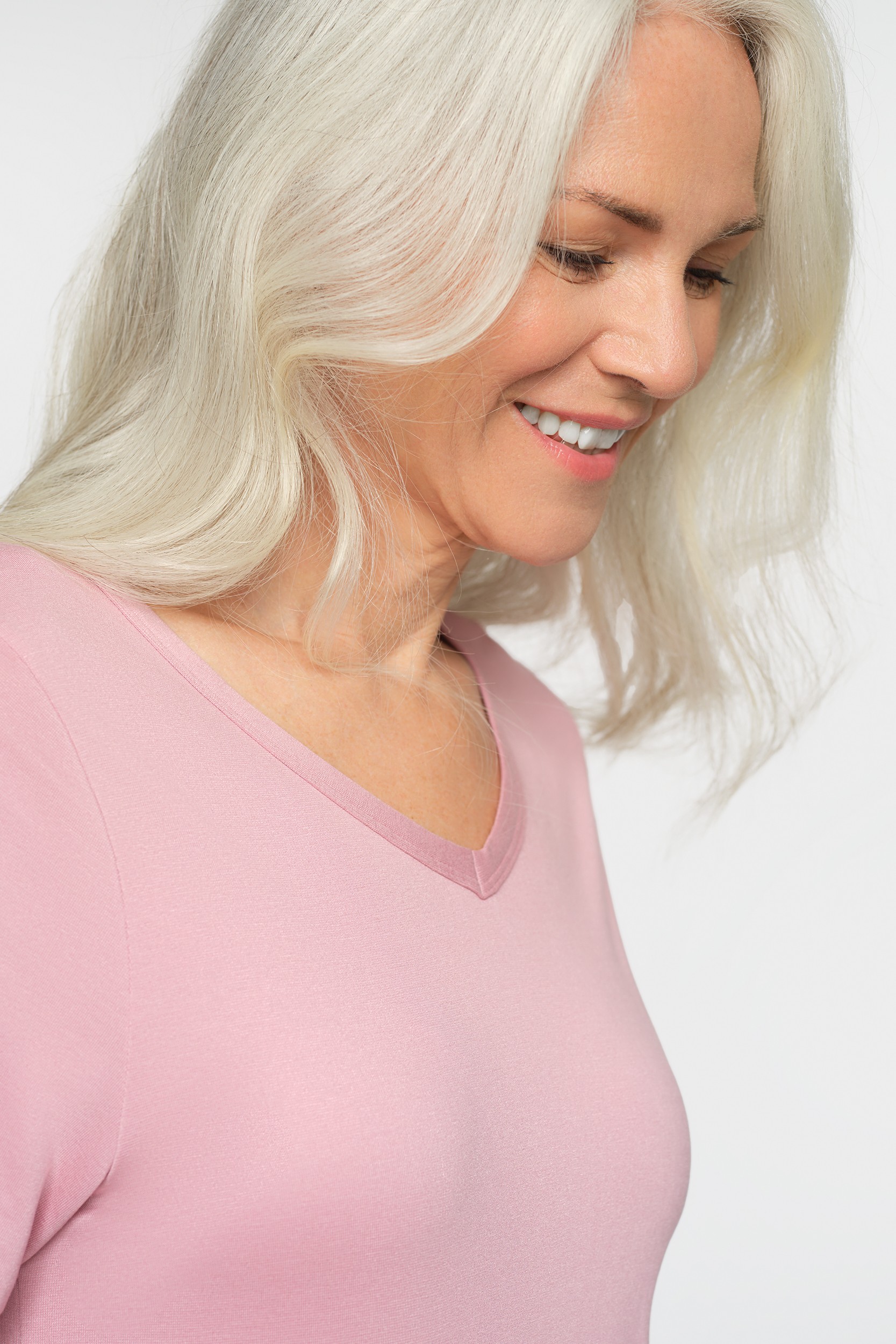 conta Damen Kurzarmshirt in Farbe blütenrosa Größe 38